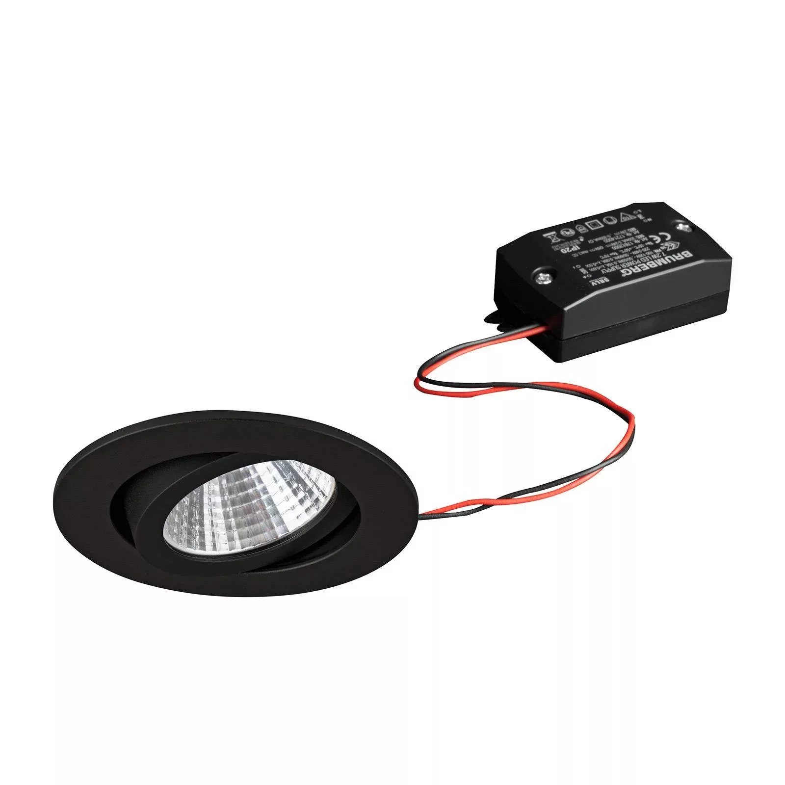 Brumberg LED-Einbaustrahler 7W 230V rund schwarz - 38261083 günstig online kaufen