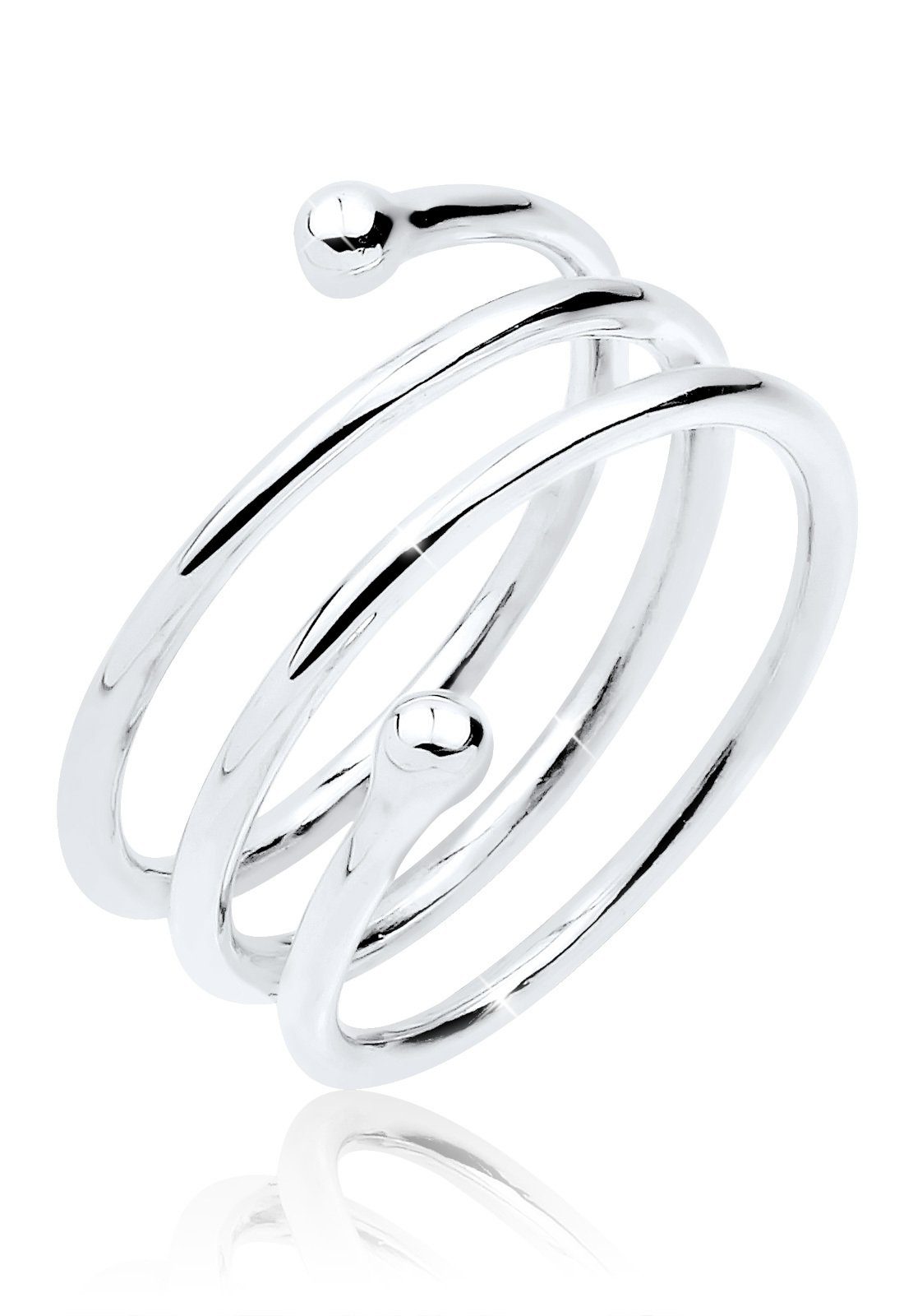 Elli Fingerring Spirale Wickelring 925 Silber, günstig online kaufen