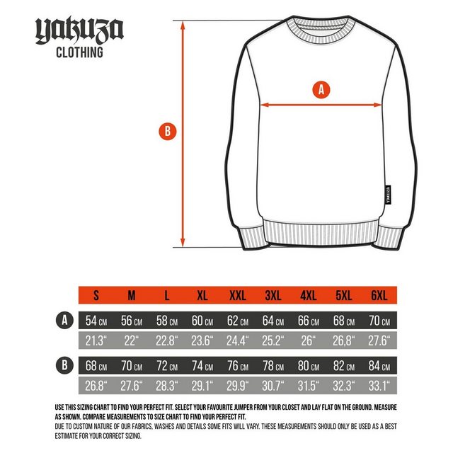 YAKUZA Sweatshirt Uncertainity günstig online kaufen