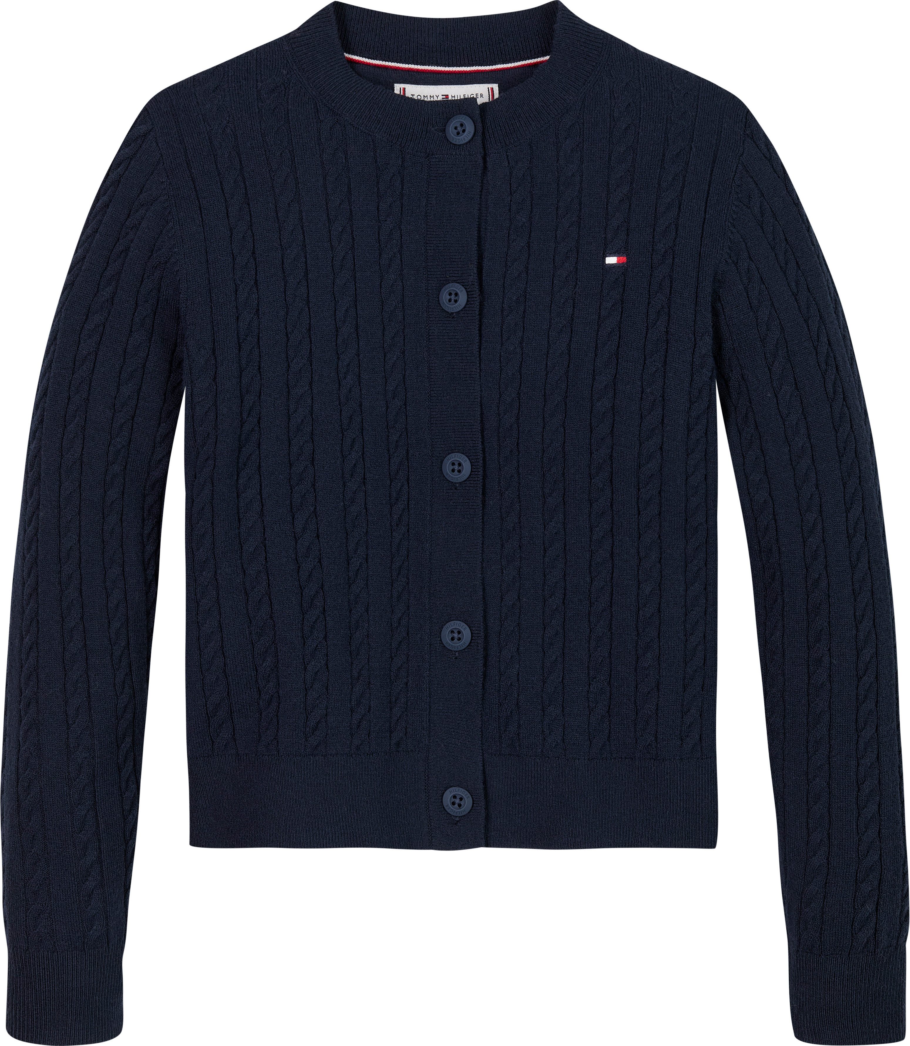 Tommy Hilfiger Strickjacke MINI CABLE CARDIGAN günstig online kaufen