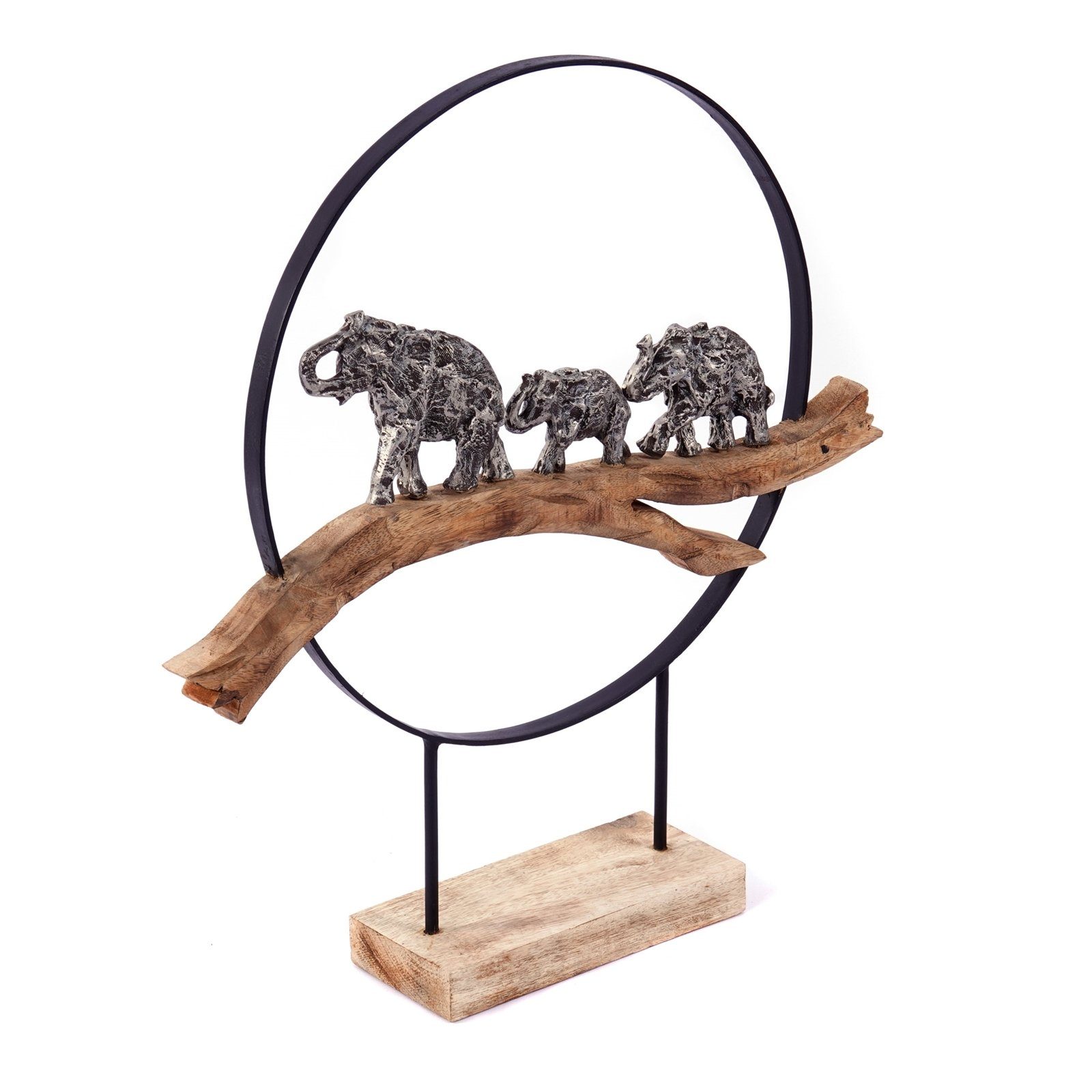CREEDWOOD Skulptur SKULPTUR "ELEPHANTS IN RING", günstig online kaufen