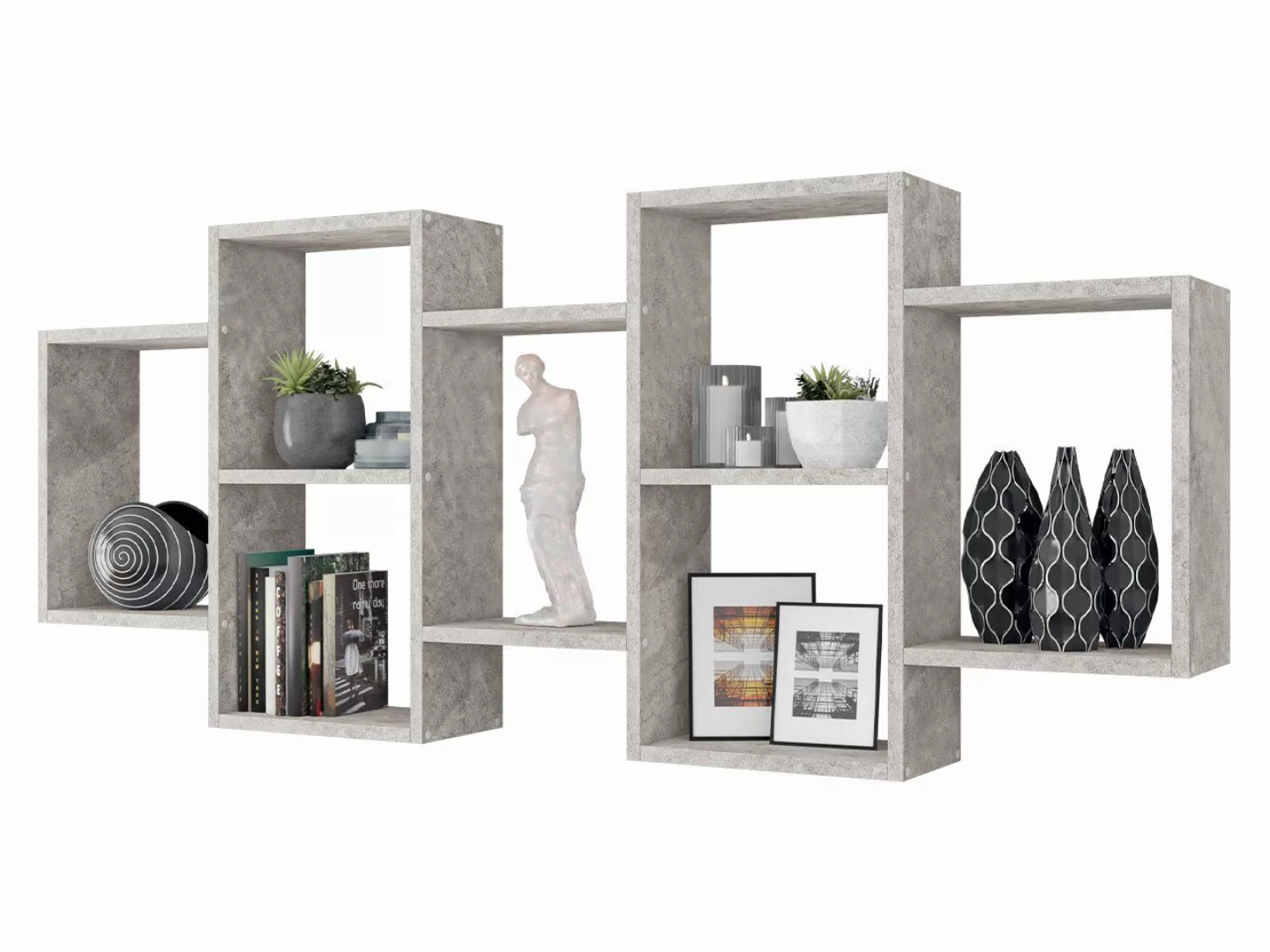 MIRJAN24 Wandregal Trio 001, 161x18x65 cm, günstig online kaufen