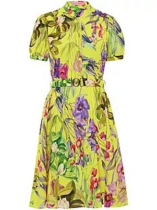 Kleid 1/2-Arm Marcel Ostertag mehrfarbig günstig online kaufen