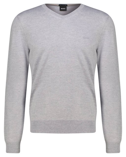 BOSS Strickpullover Herren Strickpullover aus Schurwolle BARAM_L (1-tlg) günstig online kaufen