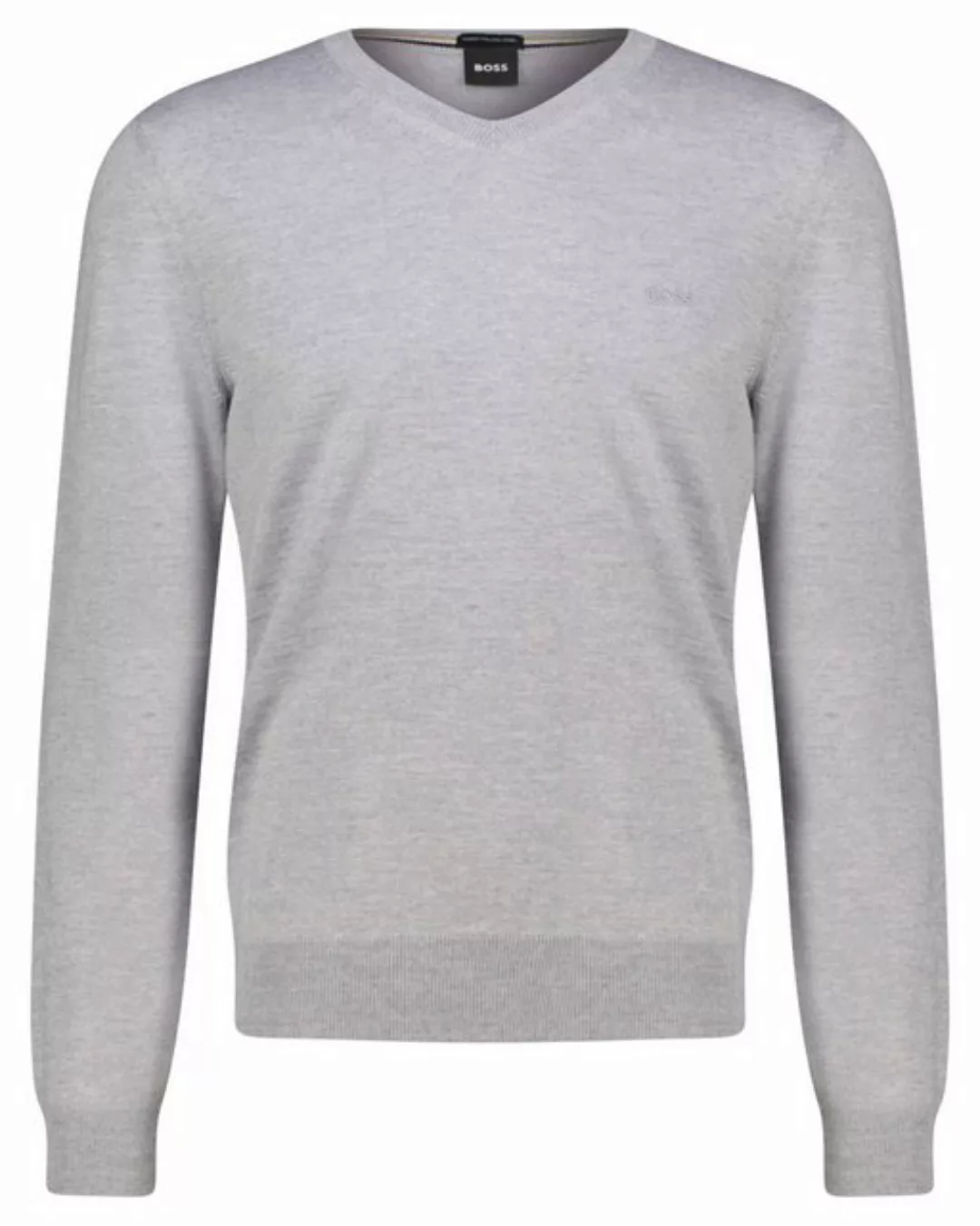 BOSS Strickpullover Baram-L mit Logo-Stick (1-tlg) günstig online kaufen