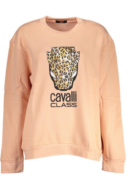 Cavalli Class Sweatshirt Rosa Damen-Sweatshirt: Langarm, gefüttert günstig online kaufen