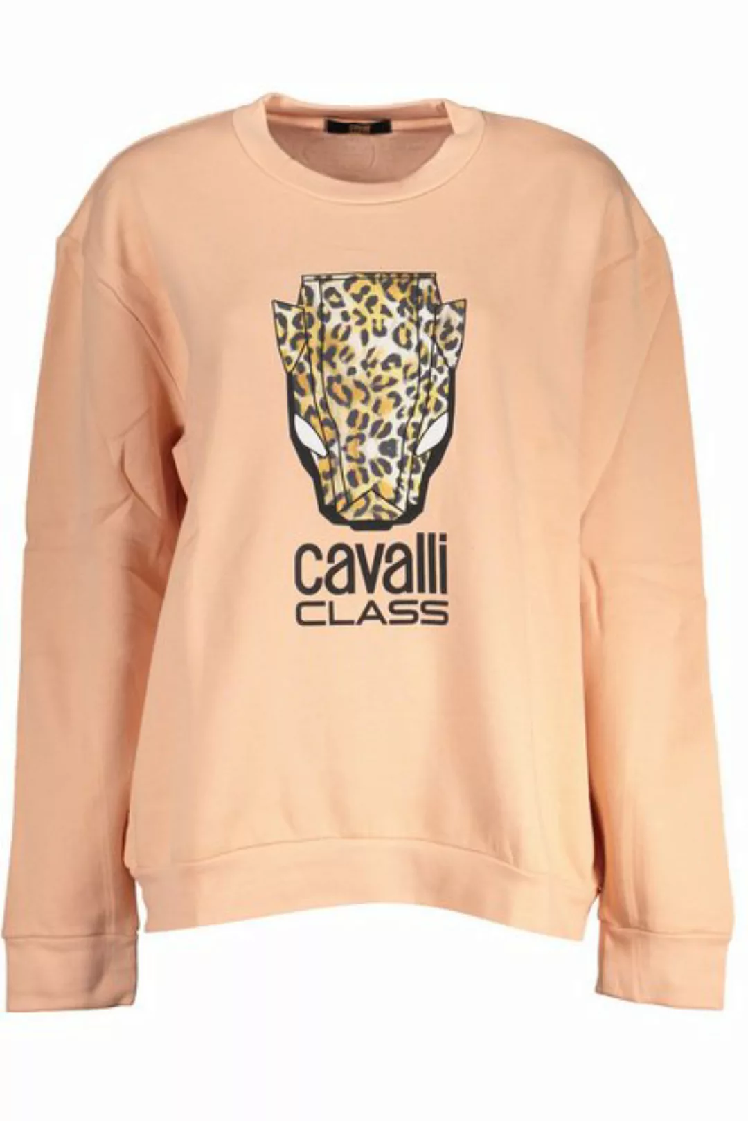 Cavalli Class Sweatshirt Rosa Damen-Sweatshirt: Langarm, gefüttert günstig online kaufen