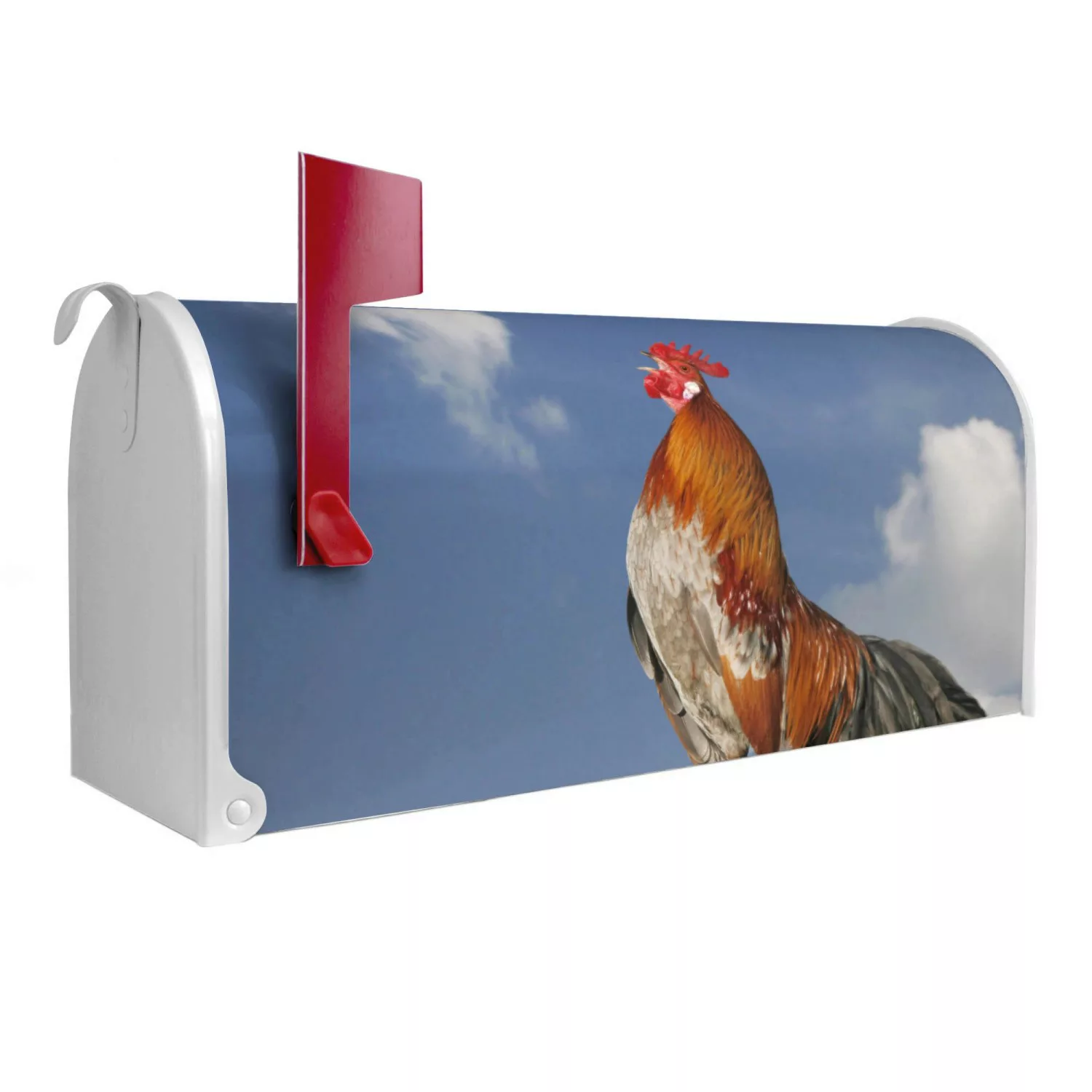 Banjado Amerikanischer Briefkasten Weiß 48x22x16cm US Mailbox Letterbox Pos günstig online kaufen