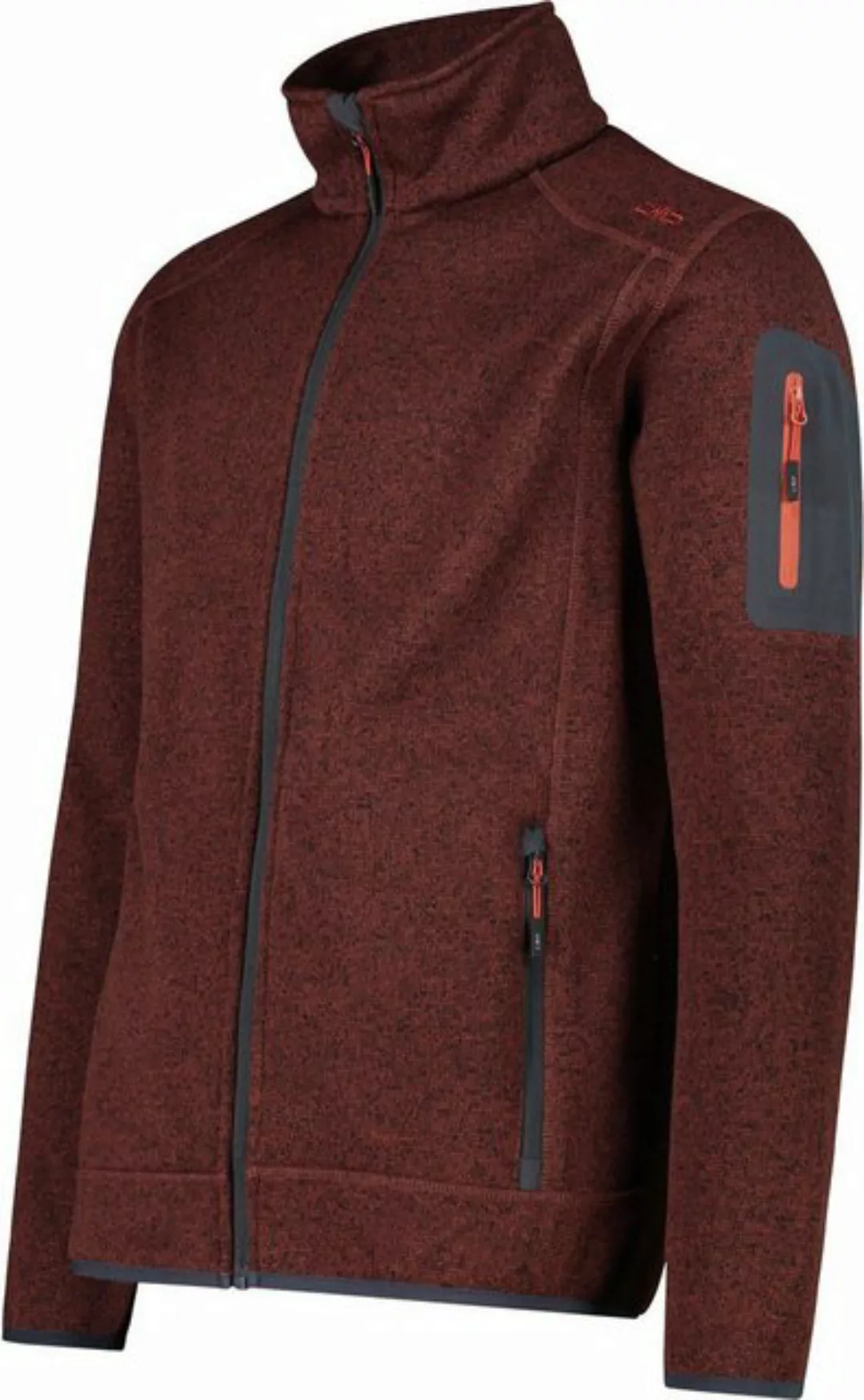 CMP Fleecejacke MAN JACKET RUST-ANTRACITE günstig online kaufen