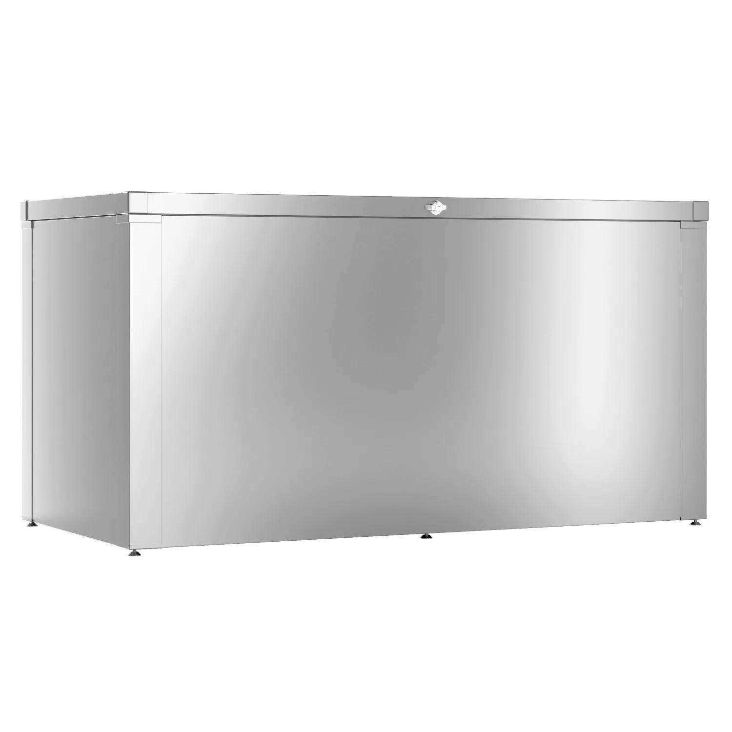 Guardi Gartenbox 82,2 cm x 159 cm x 76,5 cm Silber Metallic günstig online kaufen