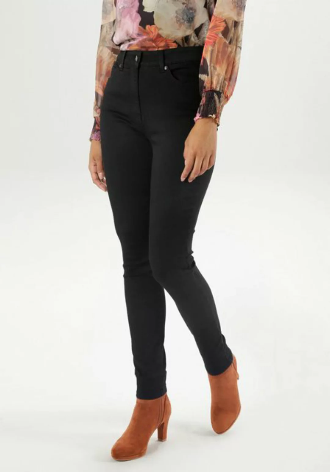 Aniston SELECTED Skinny-fit-Jeans, normal waist günstig online kaufen