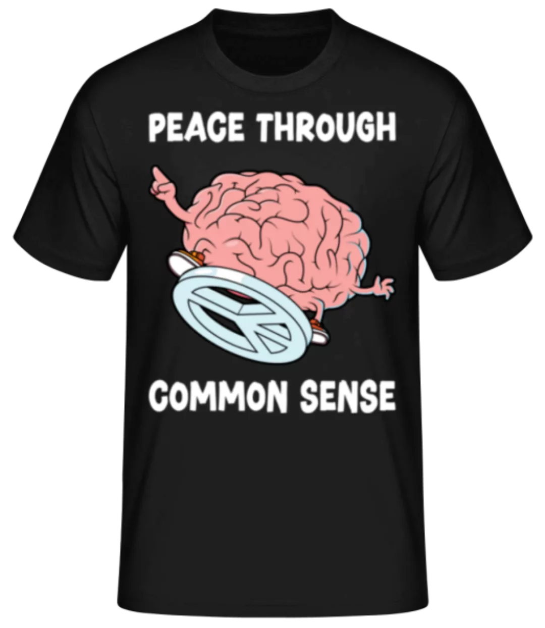Peace Common Sense · Männer Basic T-Shirt günstig online kaufen