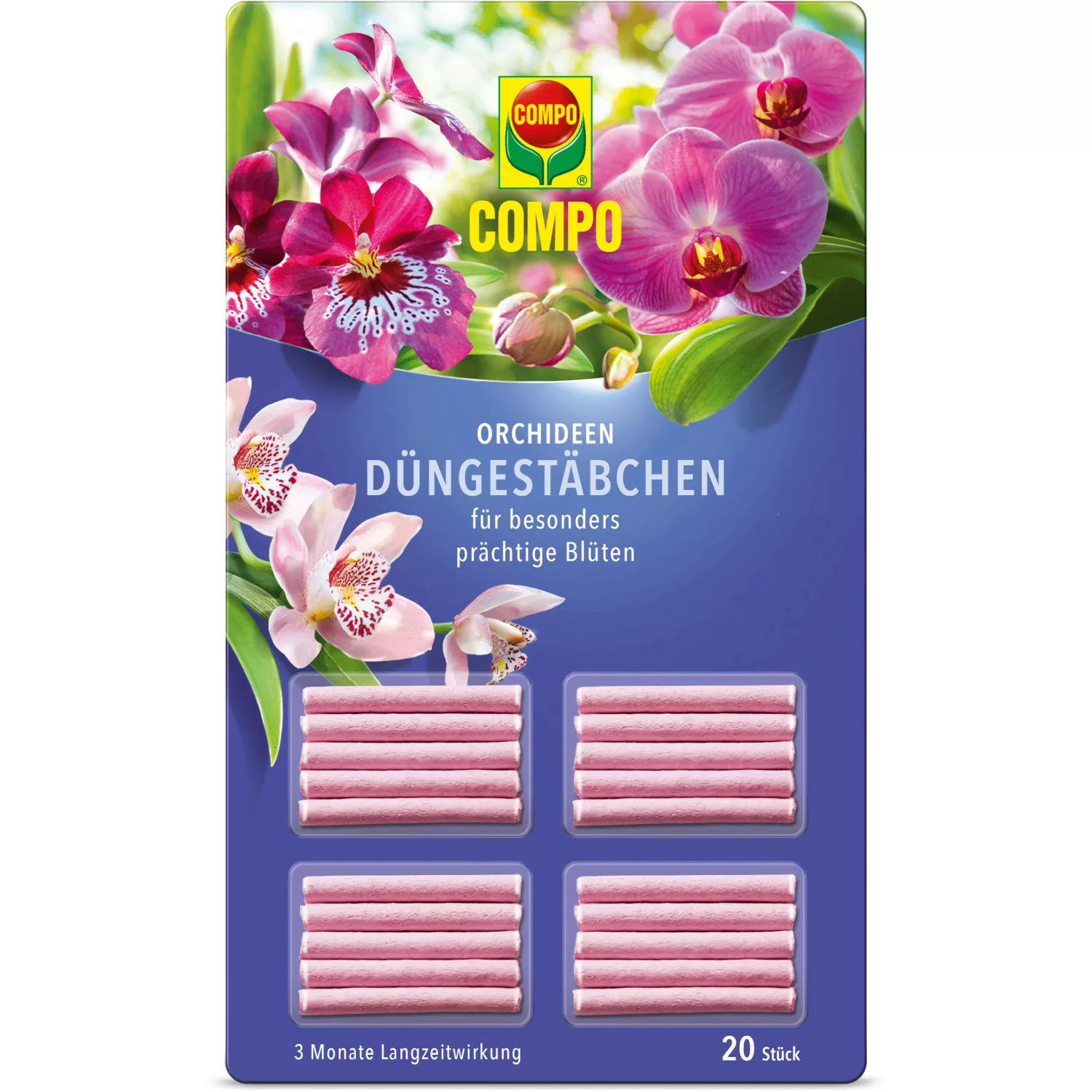 Compo Düngestäbchen für Orchideen 20 Stäbchen günstig online kaufen