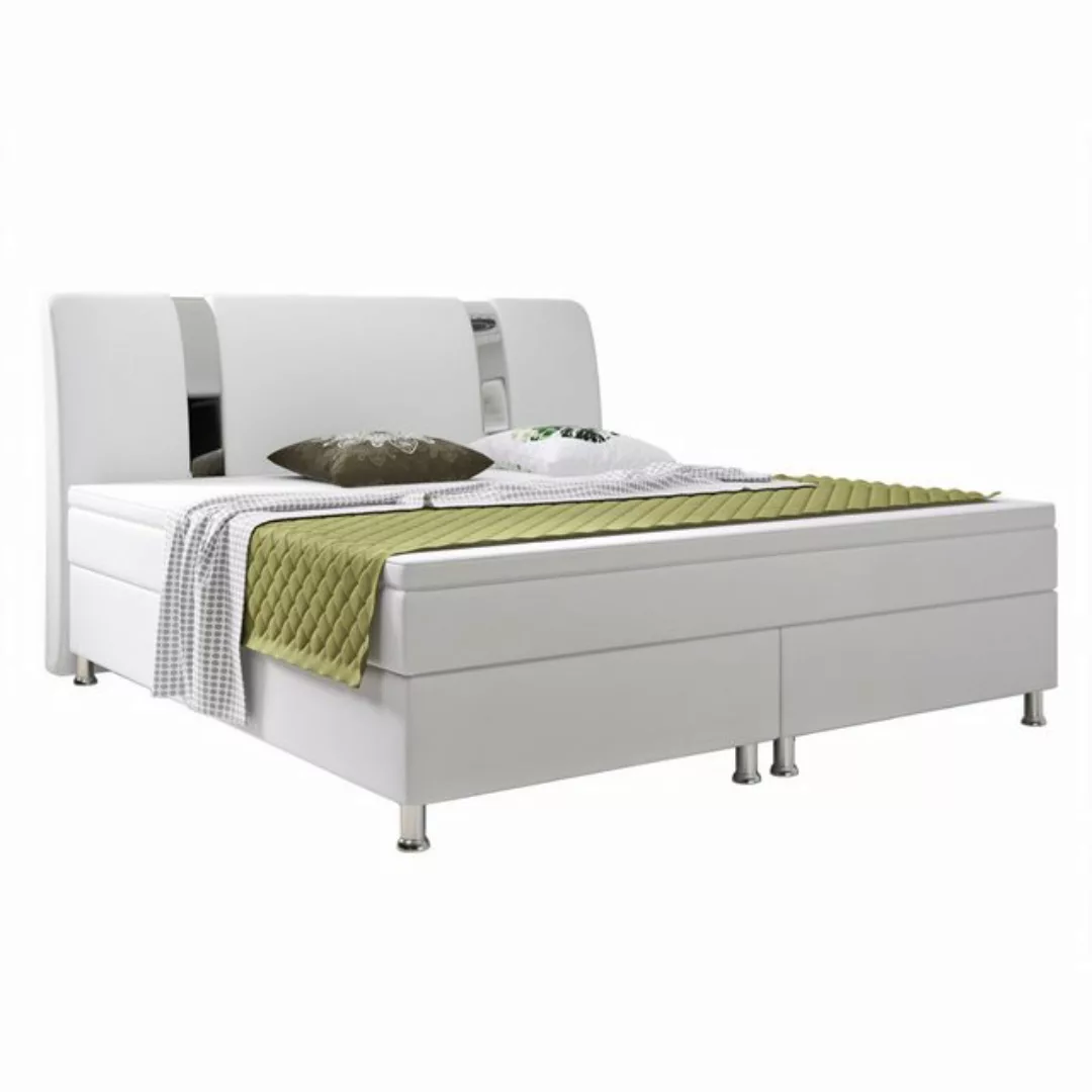 interbed Boxspringbett Riva 180x200 cm inkl. Topper (Betten, inkl.Kopfteill günstig online kaufen