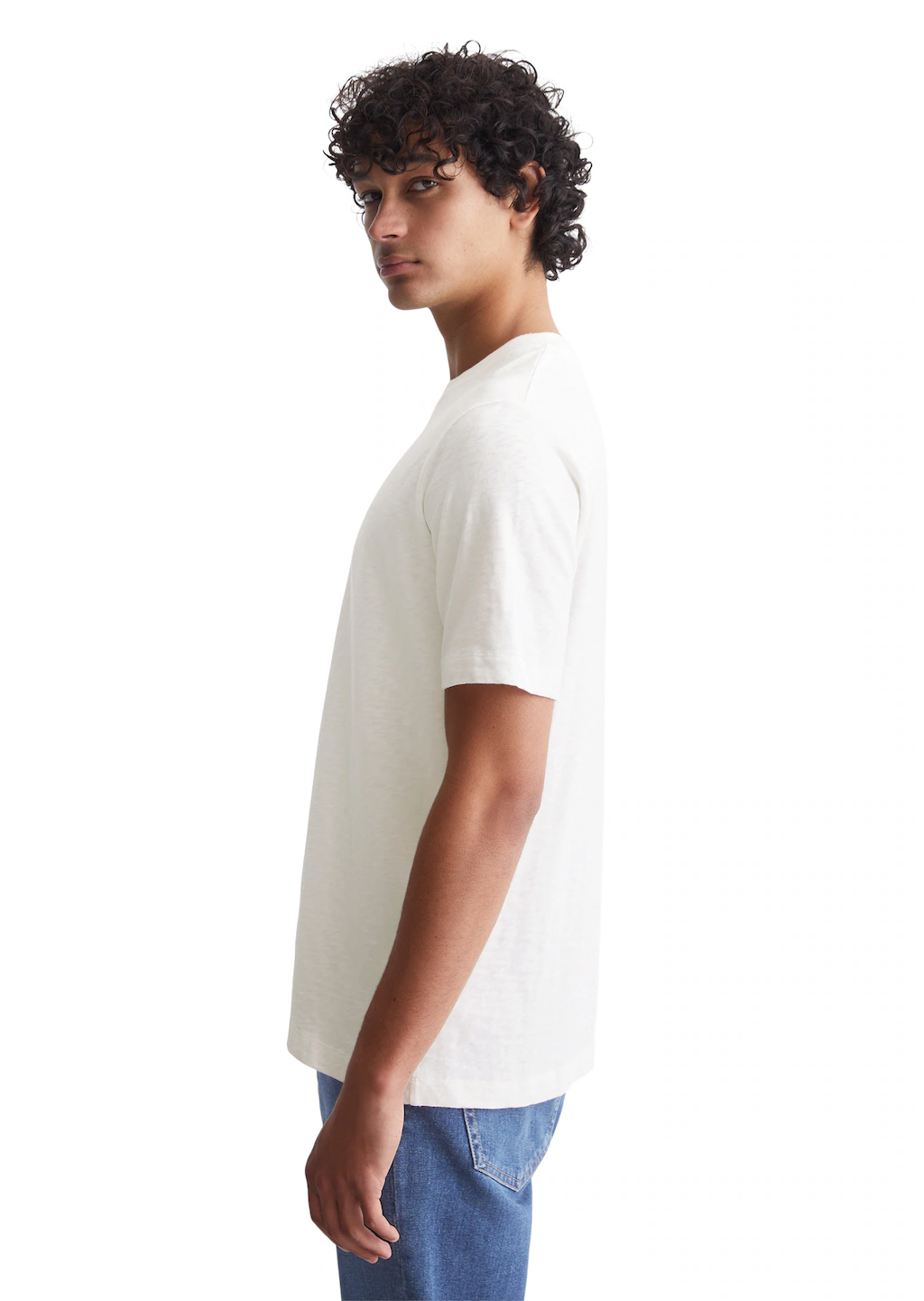 Marc OPolo DENIM T-Shirt "aus softer Slub-Jersey-Qualität" günstig online kaufen