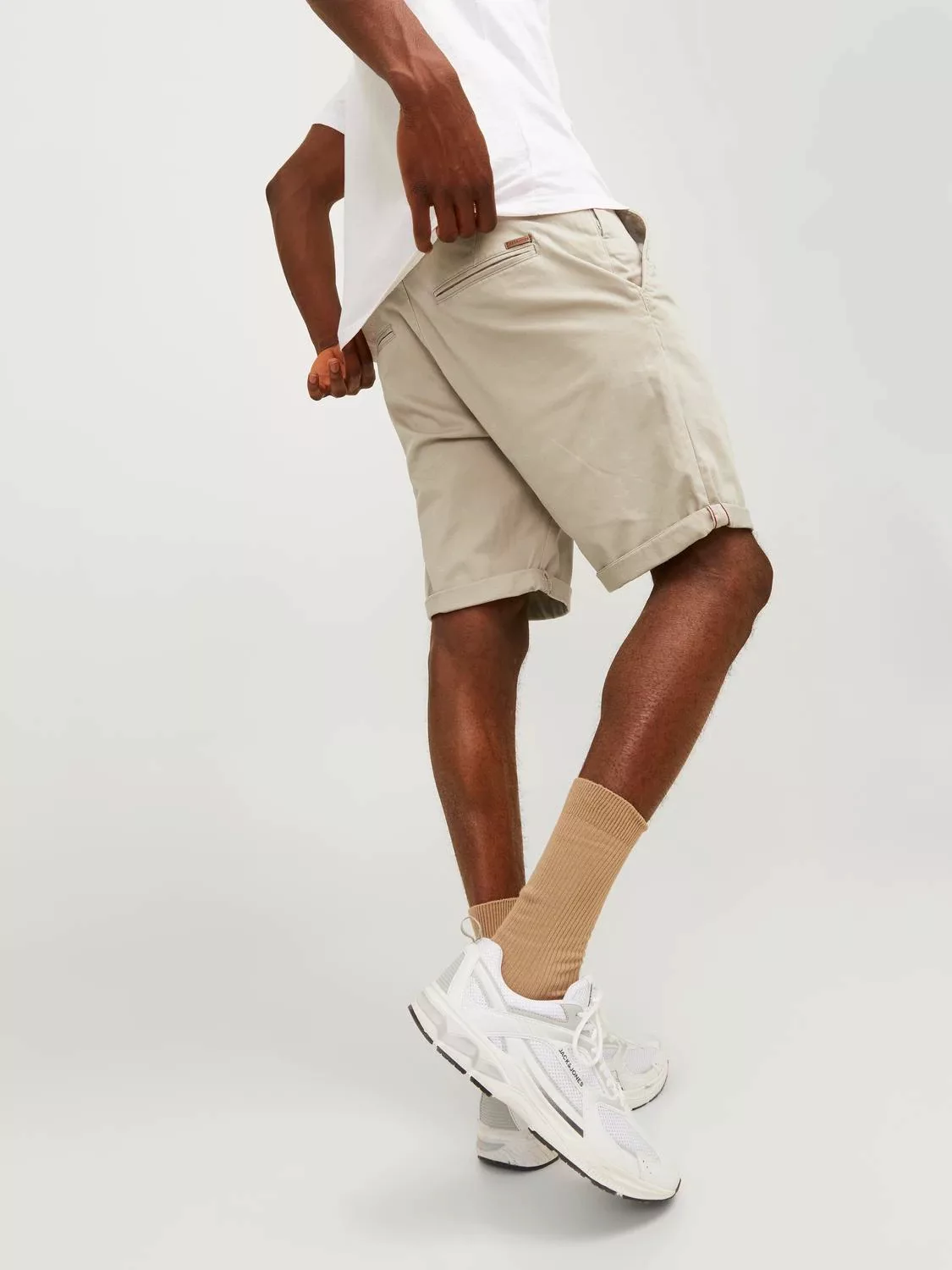 Jack & Jones Chinoshorts Herren Shorts Mid Waist Chino Midi Bermuda Pants 7 günstig online kaufen