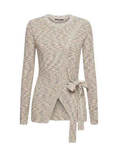 Esprit Collection Rundhalspullover Pullover im Wickeldesign günstig online kaufen