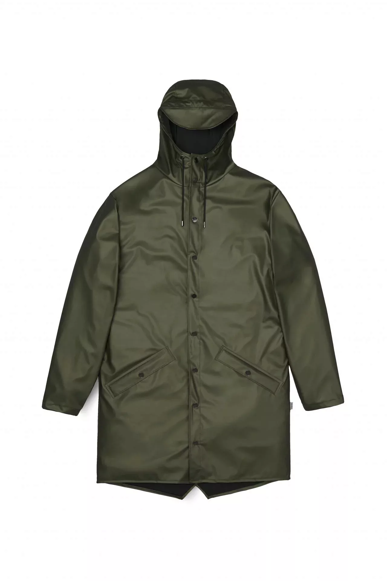 Rains Regenjacke Long Jacket Evergreen XL günstig online kaufen