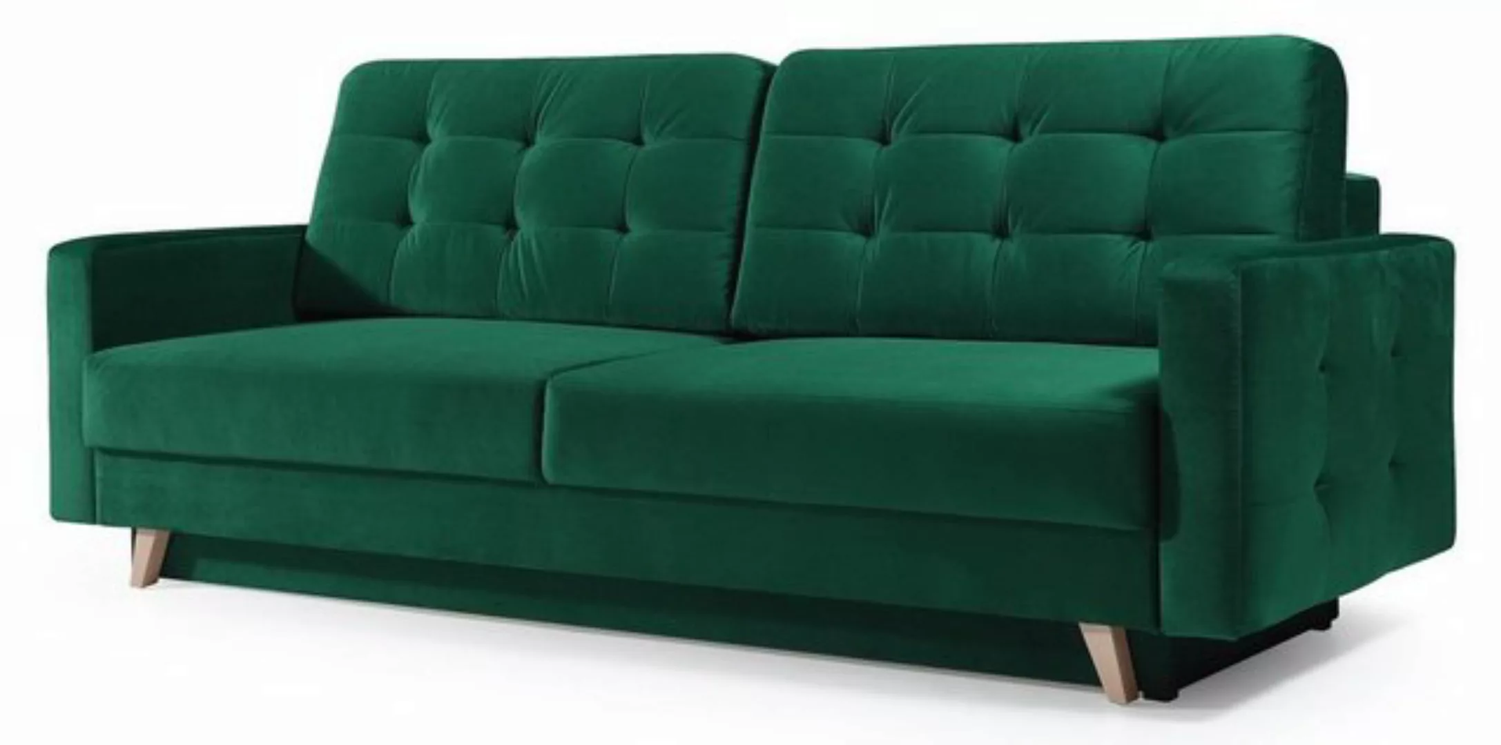 Beautysofa Schlafsofa Schlafsofa TEXAS Steppung Sofa Couch Wohnzimmer Schla günstig online kaufen