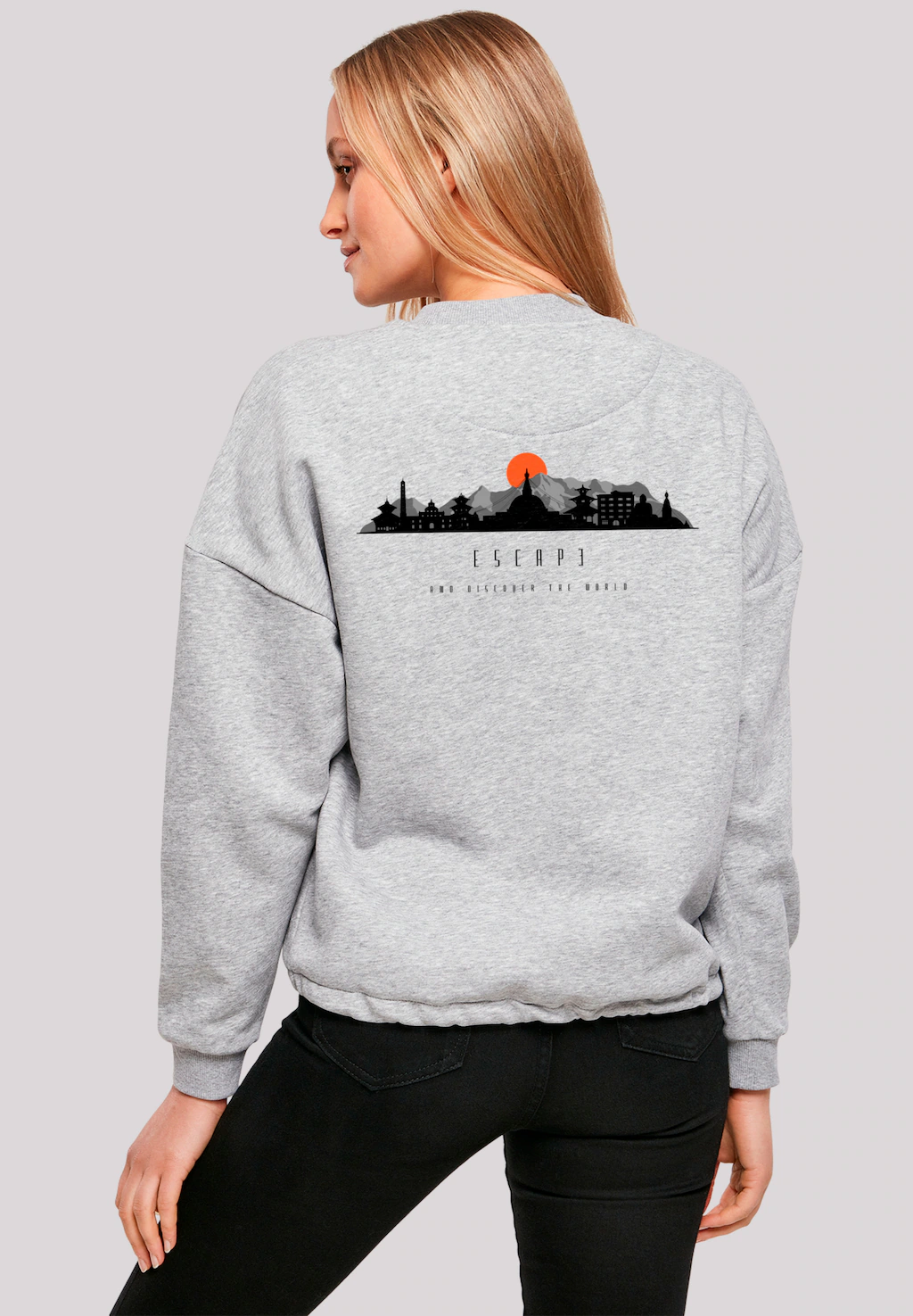 F4NT4STIC Sweatshirt "Oversize Discover the World Asia", Premium Qualität, günstig online kaufen