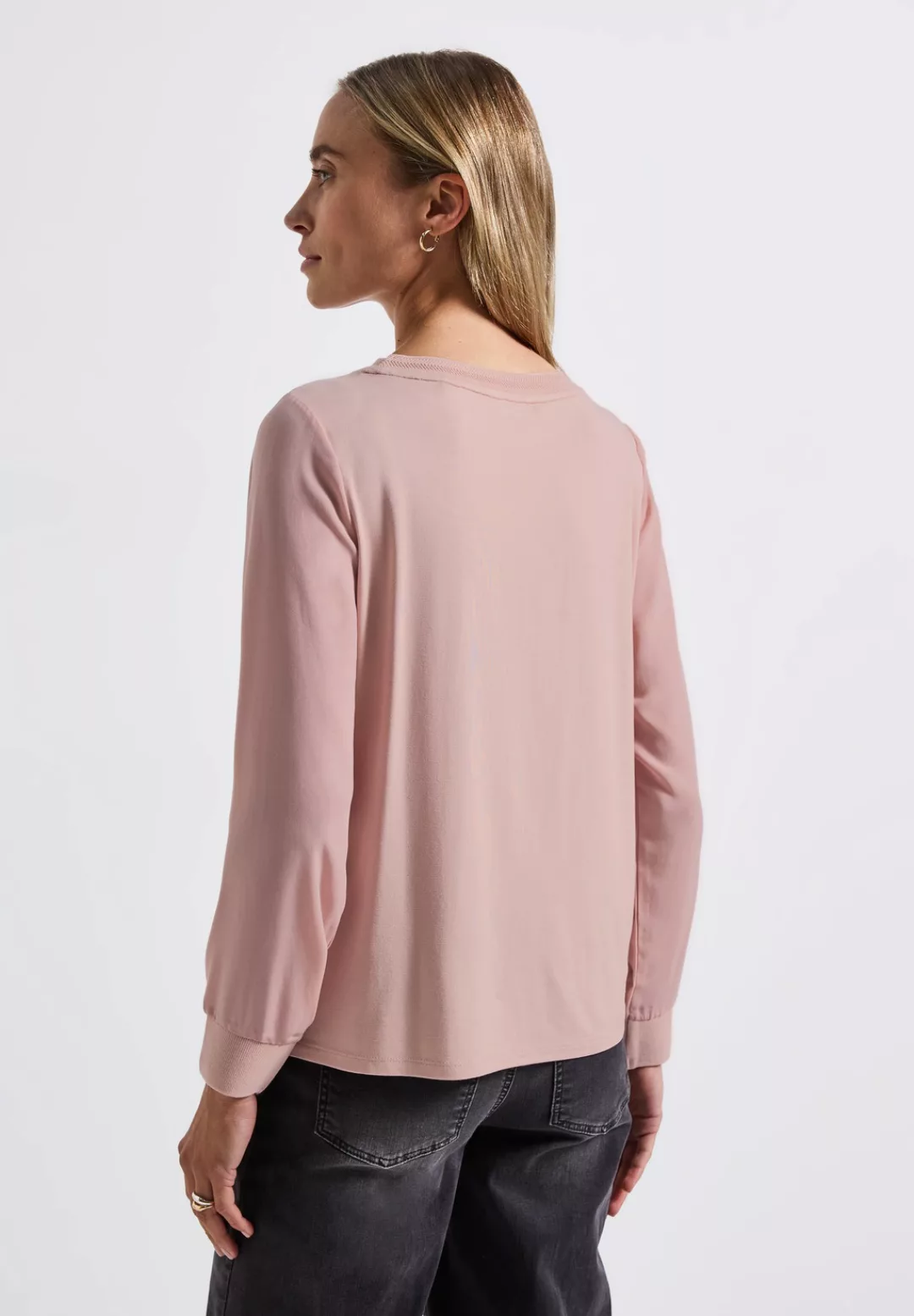 STREET ONE Langarmshirt, mit U-Boot-Ausschnitt günstig online kaufen