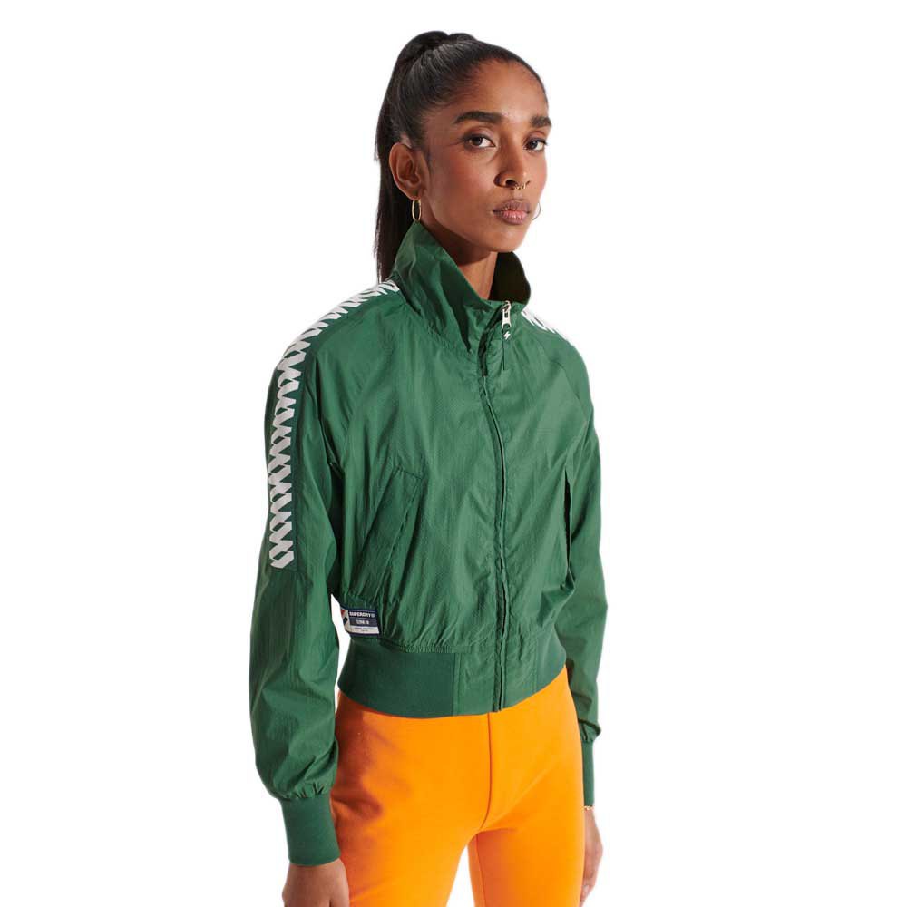 Superdry Track Wind Runner Jacke L Dark Green günstig online kaufen