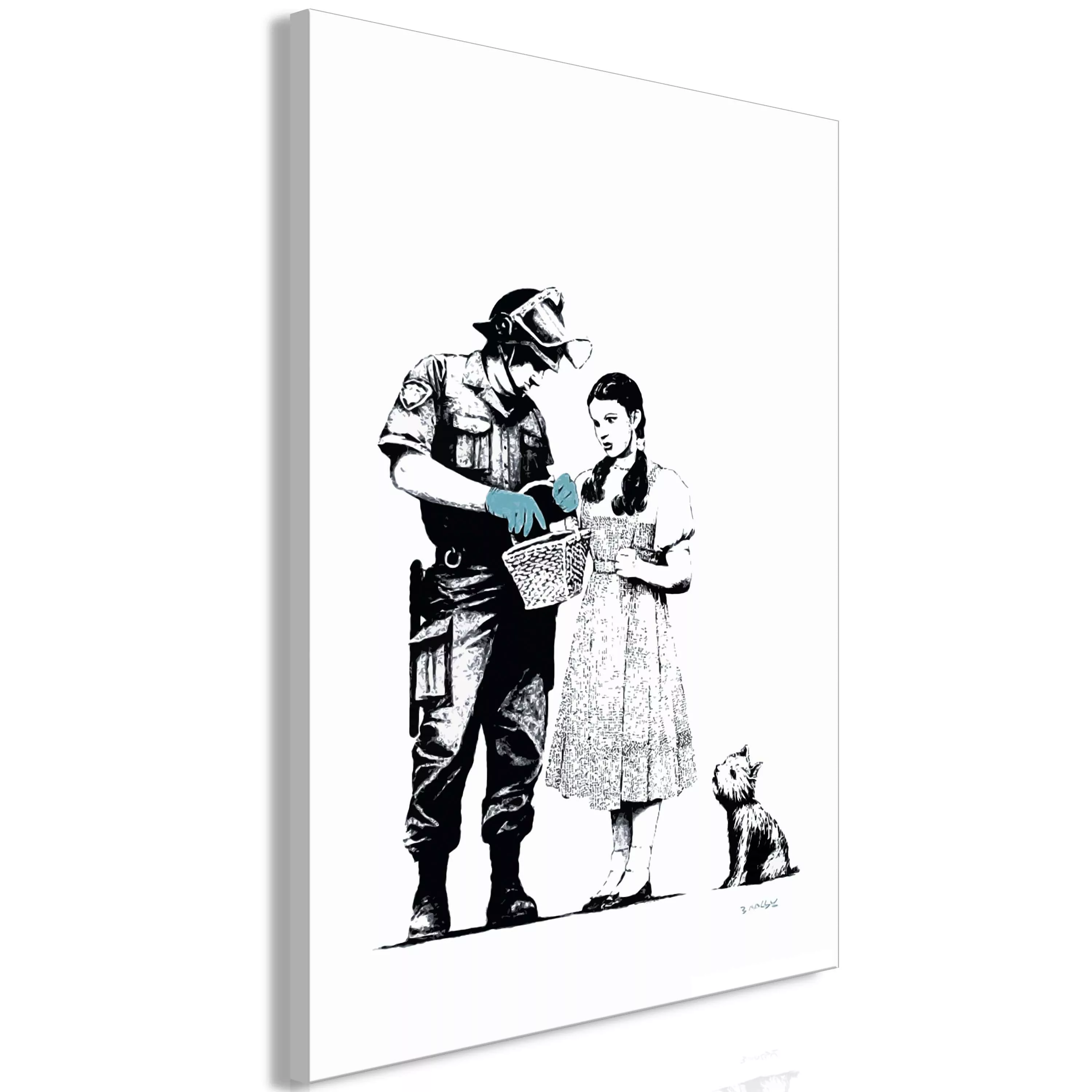 Wandbild - Dorothy and Policeman (1 Part) Vertical günstig online kaufen