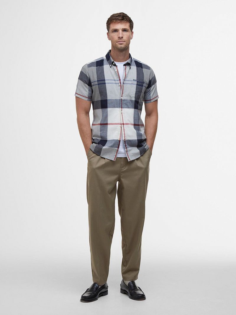 Barbour Shirt Doughill Bleache Pine Tartan - Größe XL günstig online kaufen