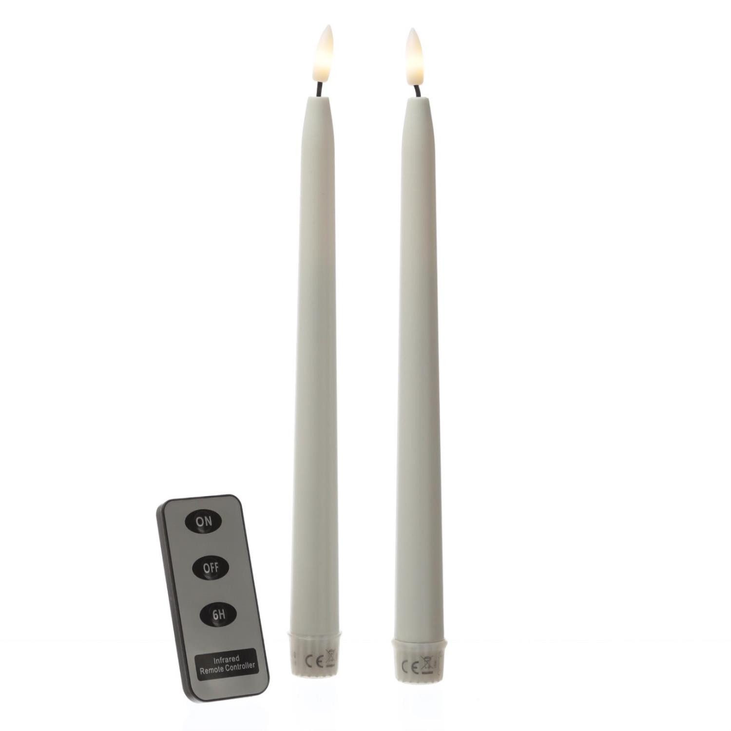 MARELIDA LED-Kerze LED Stabkerzen Outdoorkerzen Timer günstig online kaufen