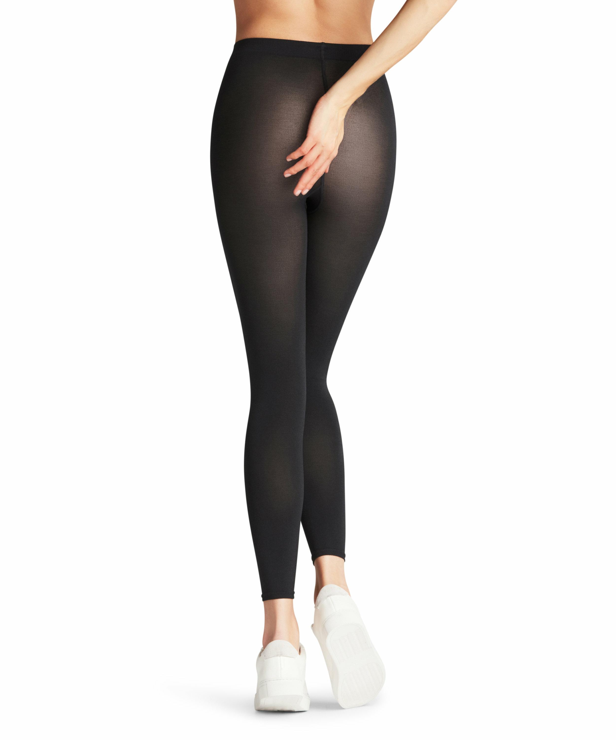 FALKE Cotton Touch Damen Leggings, S, Schwarz, Uni, Baumwolle, 40084-300900 günstig online kaufen