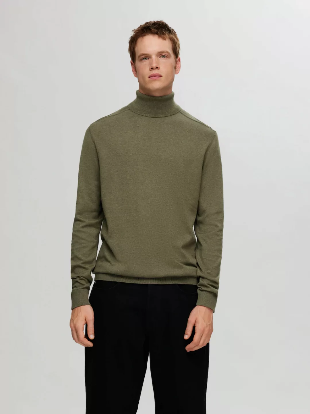 SELECTED HOMME Rollkragenpullover SLHBERG ROLL NECK NOOS günstig online kaufen