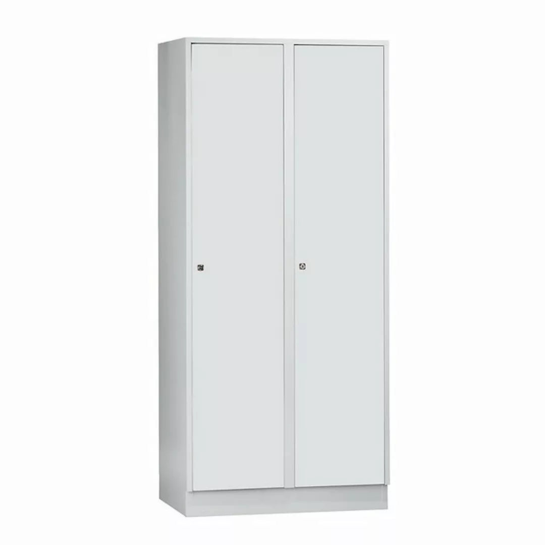 WOLF Garderobenschrank Breite: 800 mm x Tiefe: 500 mm x Höhe: 1800 mm licht günstig online kaufen