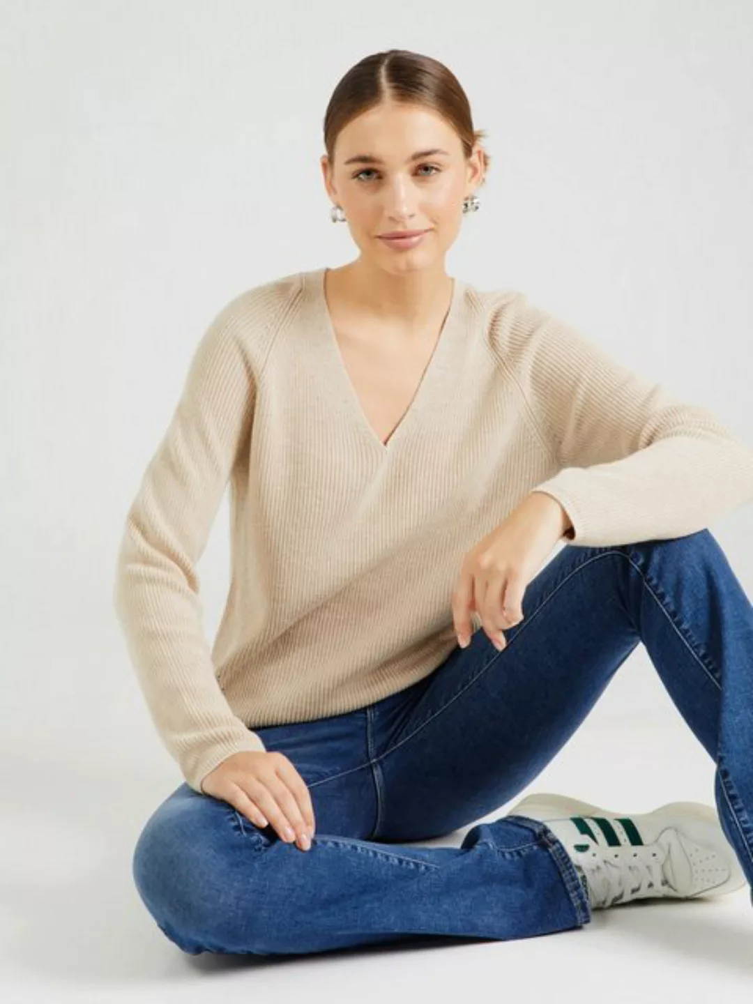 s.Oliver Strickpullover - Basic Strickpullover Damen - Pullover einfarbig-  günstig online kaufen