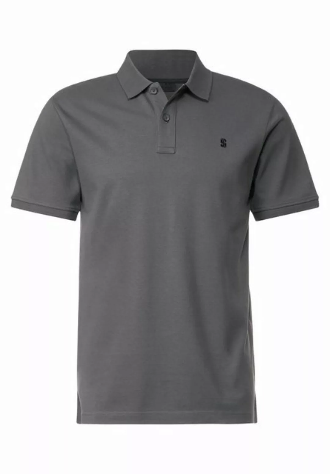 STREET ONE MEN Poloshirt, in Unifarbe günstig online kaufen