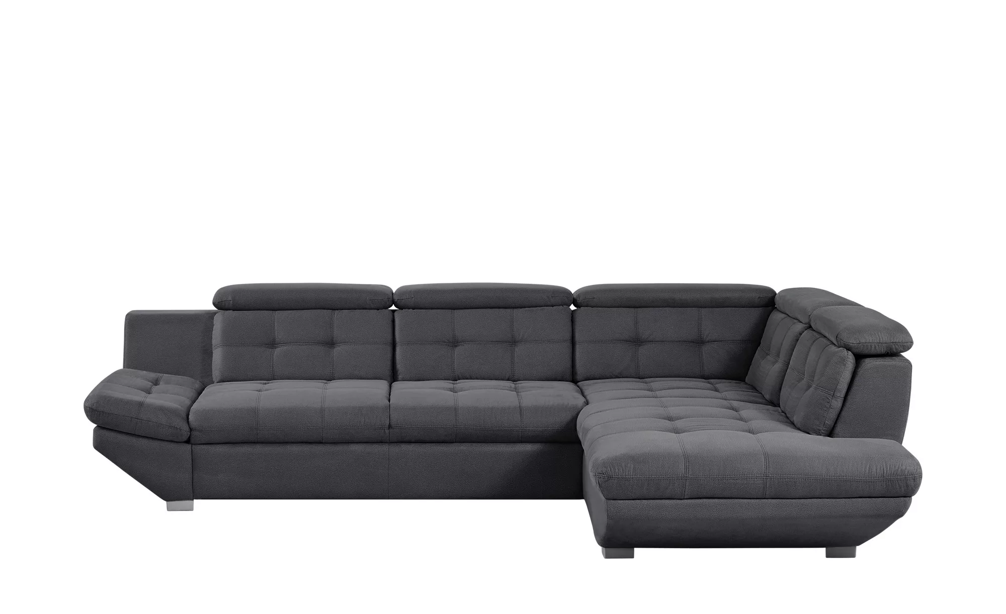 uno Ecksofa - grau - 80 cm - Polstermöbel > Sofas > Ecksofas - Möbel Kraft günstig online kaufen