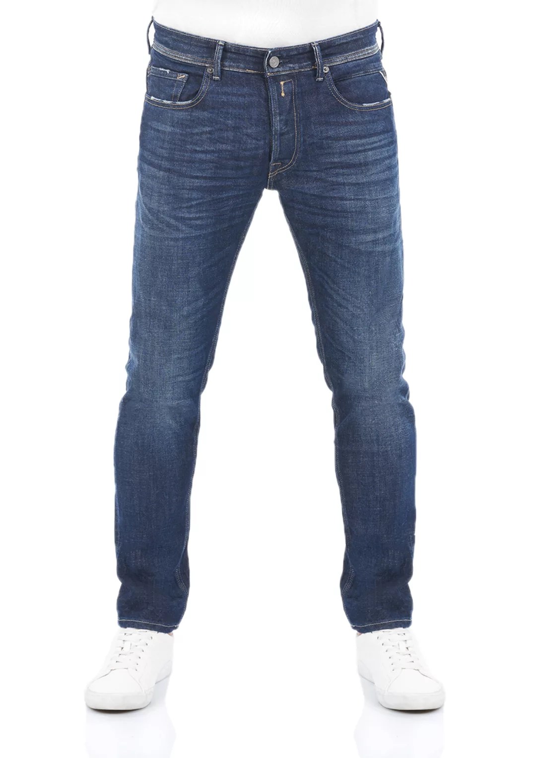 Replay Herren Jeans WILLBI Regular Fit - Blau - Dark Blue Denim günstig online kaufen
