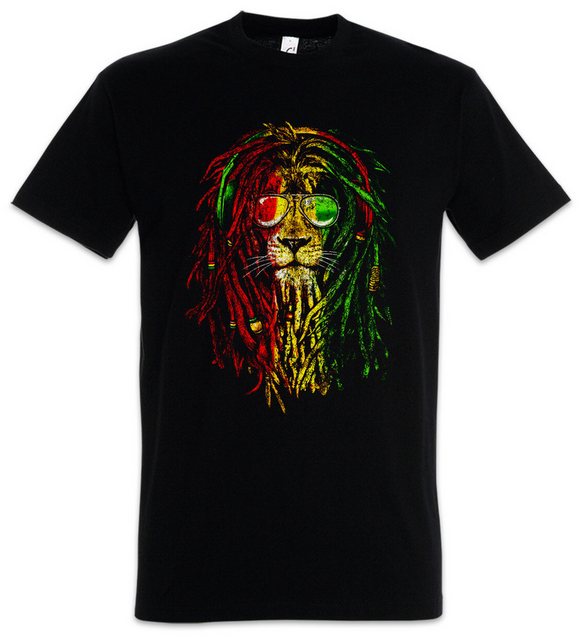 Urban Backwoods Print-Shirt Rastafari Lion I Herren T-Shirt Rasta Jah Selas günstig online kaufen