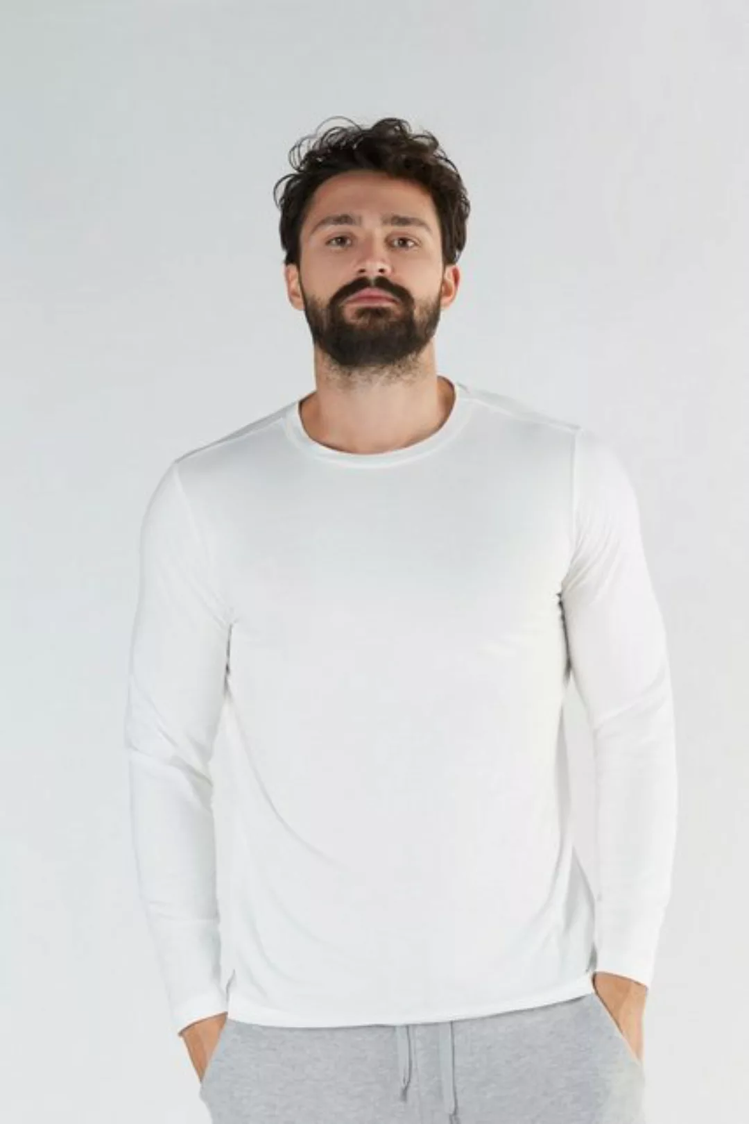 North Herren Funktions-langarmshirt Bio-baumwolle/modal günstig online kaufen