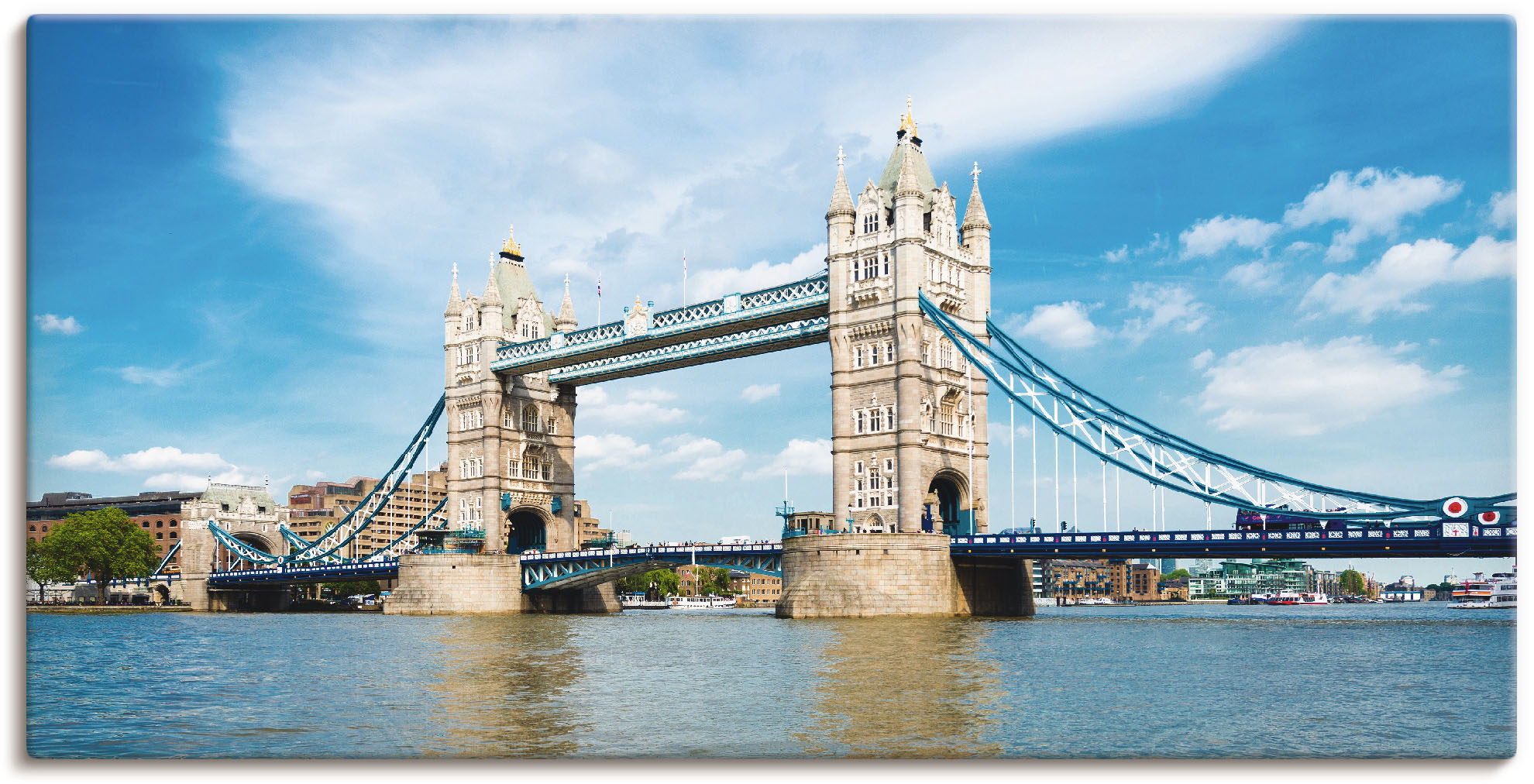 Artland Wandbild "London Tower Bridge", Brücken, (1 St.), als Alubild, Outd günstig online kaufen