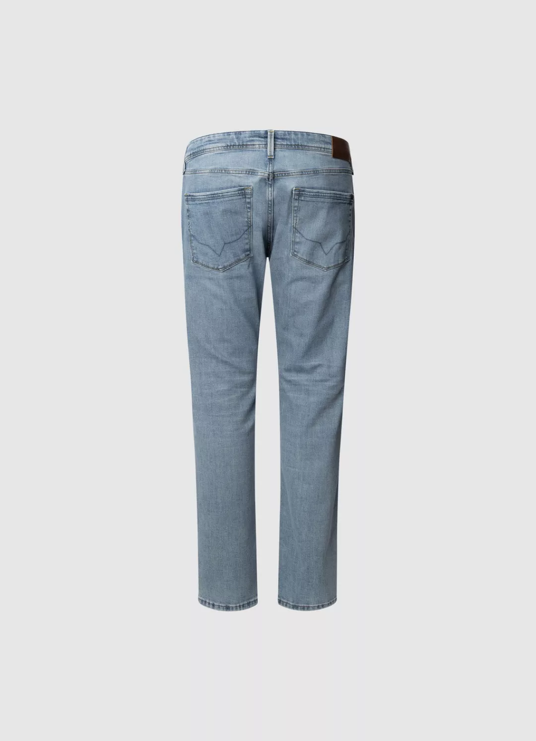 Pepe Jeans Herren Jeans Stanley - Tapered Fit - Blau - Light Used Wiser günstig online kaufen