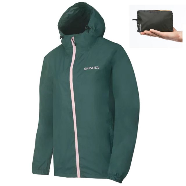 Skratta Hardshelljacke Skratta - Damen Regenjacke Malin inkl. Beutel - komp günstig online kaufen