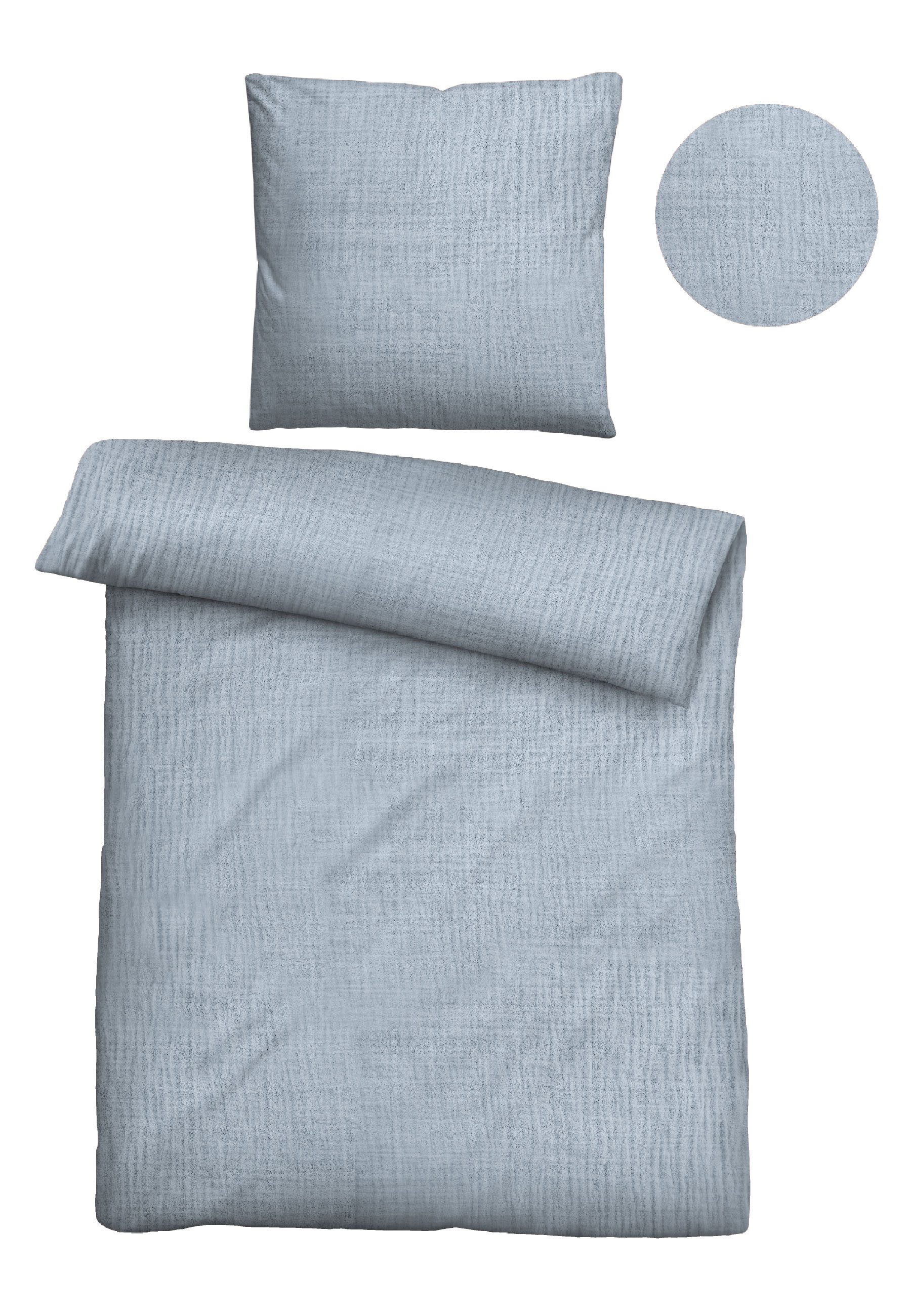 Biberna Bettwäsche Thea, Musselin, 2 teilig, günstig online kaufen