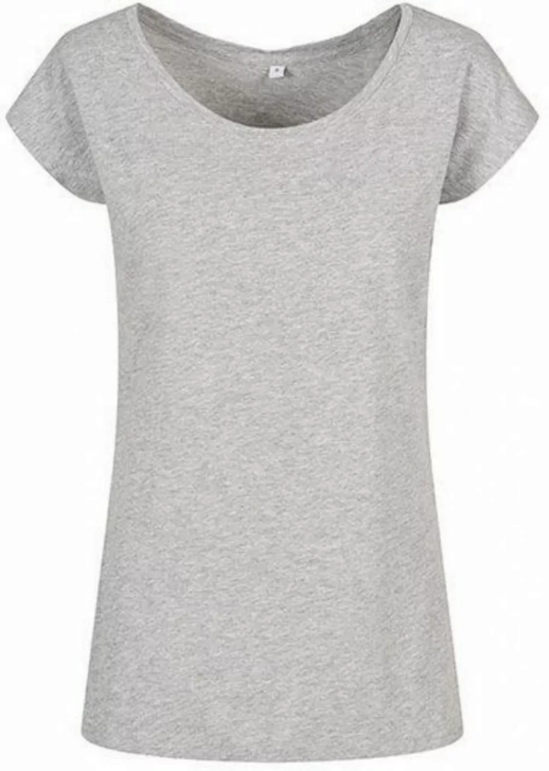 Build Your Brand Rundhalsshirt Ladies´ Wide Neck Tee Rundhalsausschnitt günstig online kaufen