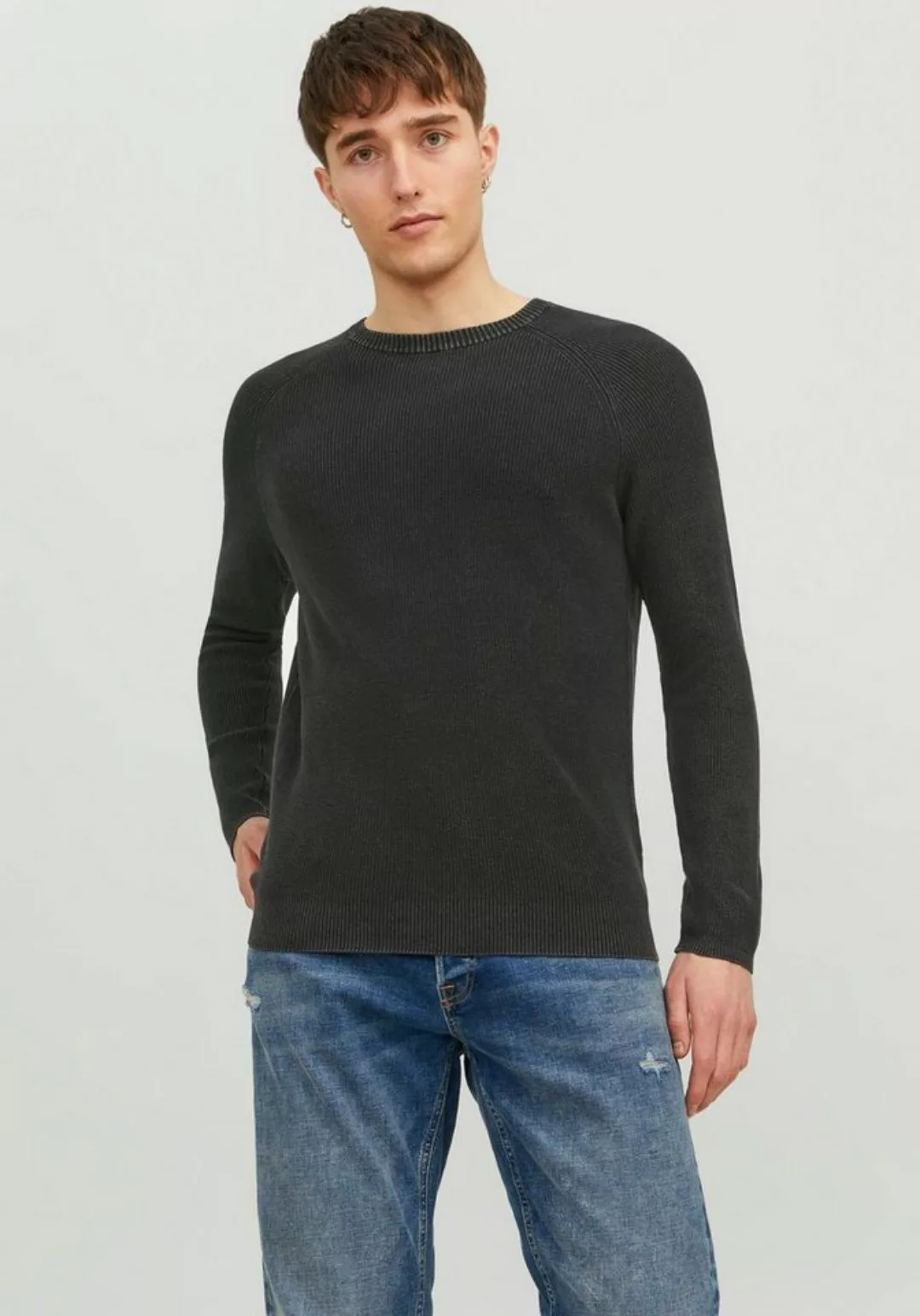 Jack & Jones Rundhalspullover JJEMATT KNIT CREW NECK NOOS günstig online kaufen