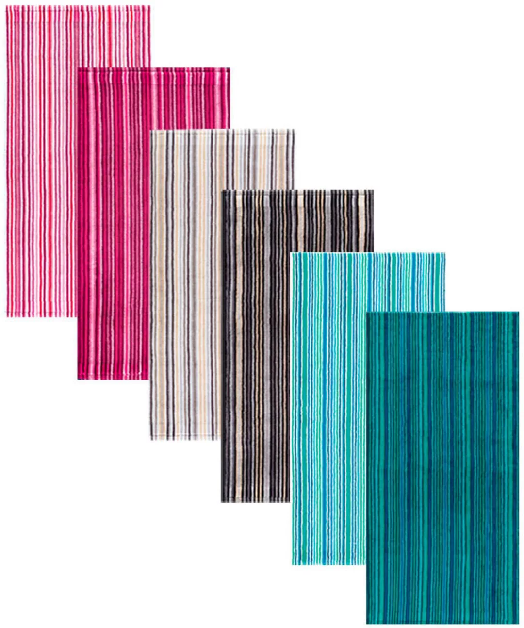 Egeria Handtücher »Combi Stripes«, (1 St.), mit feinen Streifen, 100% Baumw günstig online kaufen