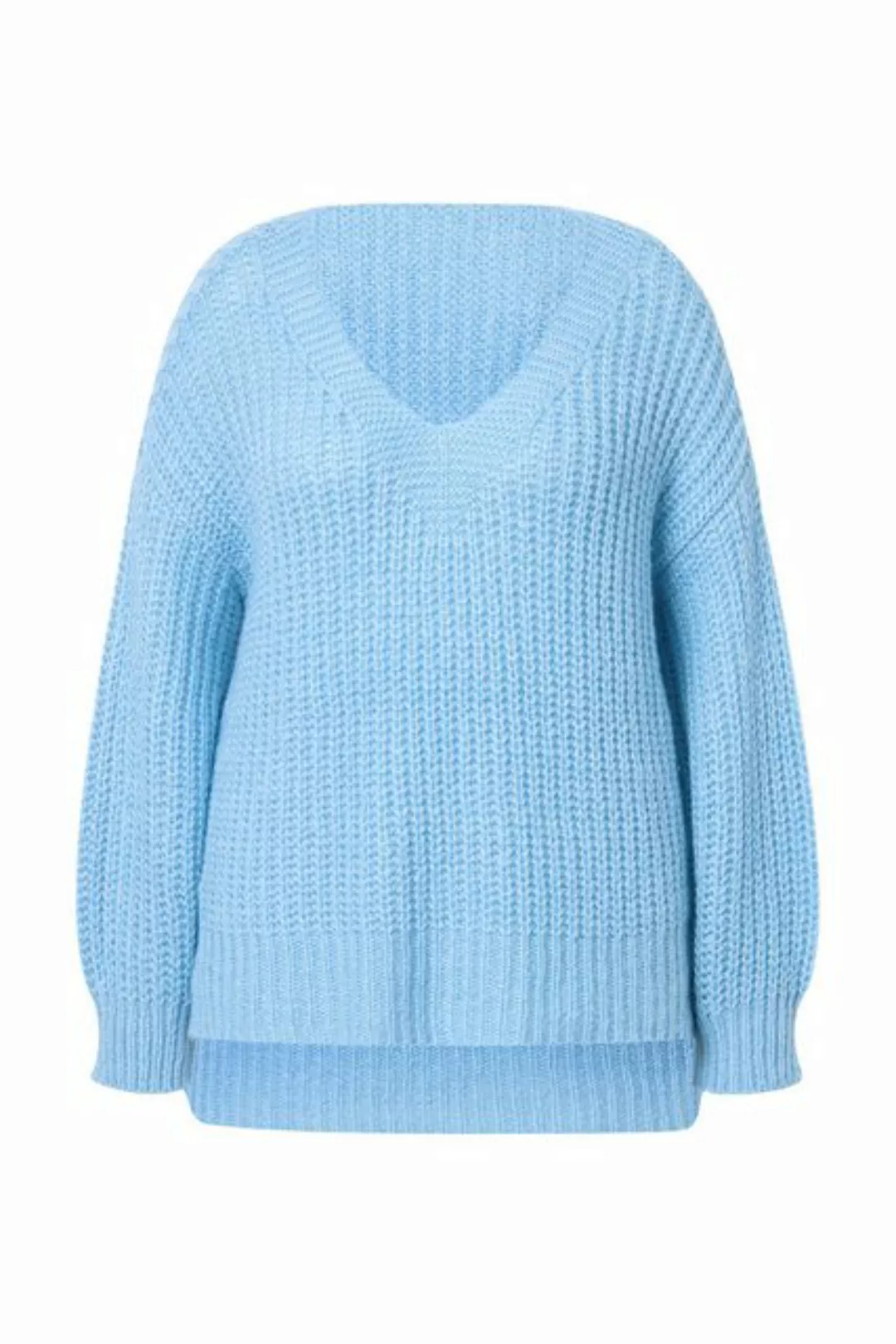 Janet & Joyce Strickpullover Pullover oversized V-Ausschnitt günstig online kaufen