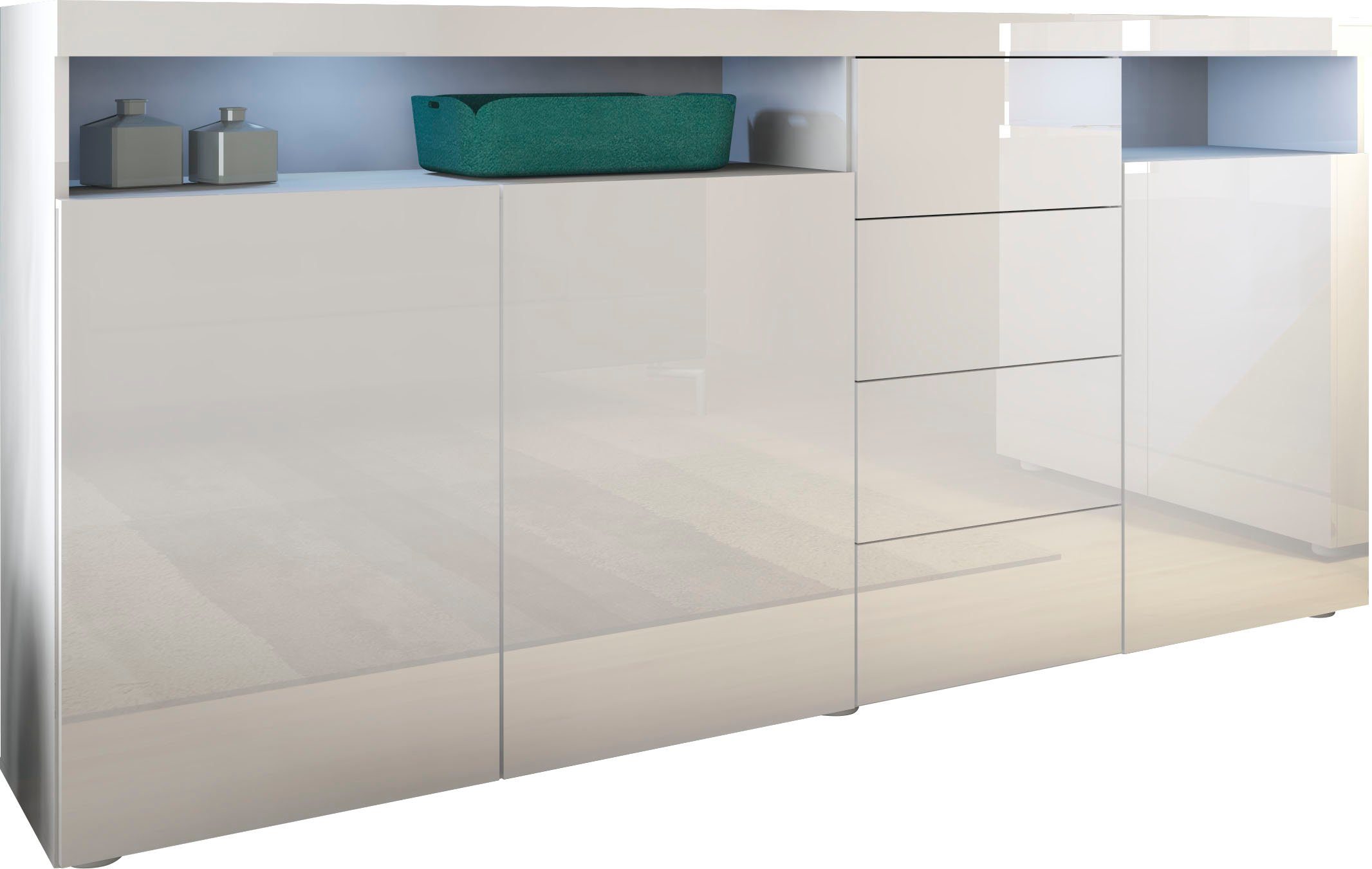 borchardt Möbel Highboard "Kapstadt", Breite 200 cm günstig online kaufen