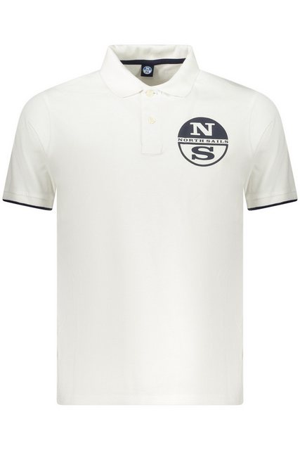 North Sails Poloshirt Herren Kurzarm-Poloshirt Weiß mit Kontrastdetails günstig online kaufen