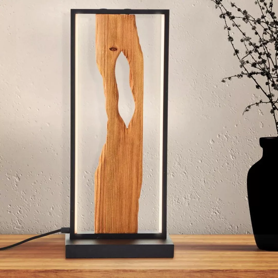 LED-Tischleuchte Chaumont aus Holz günstig online kaufen
