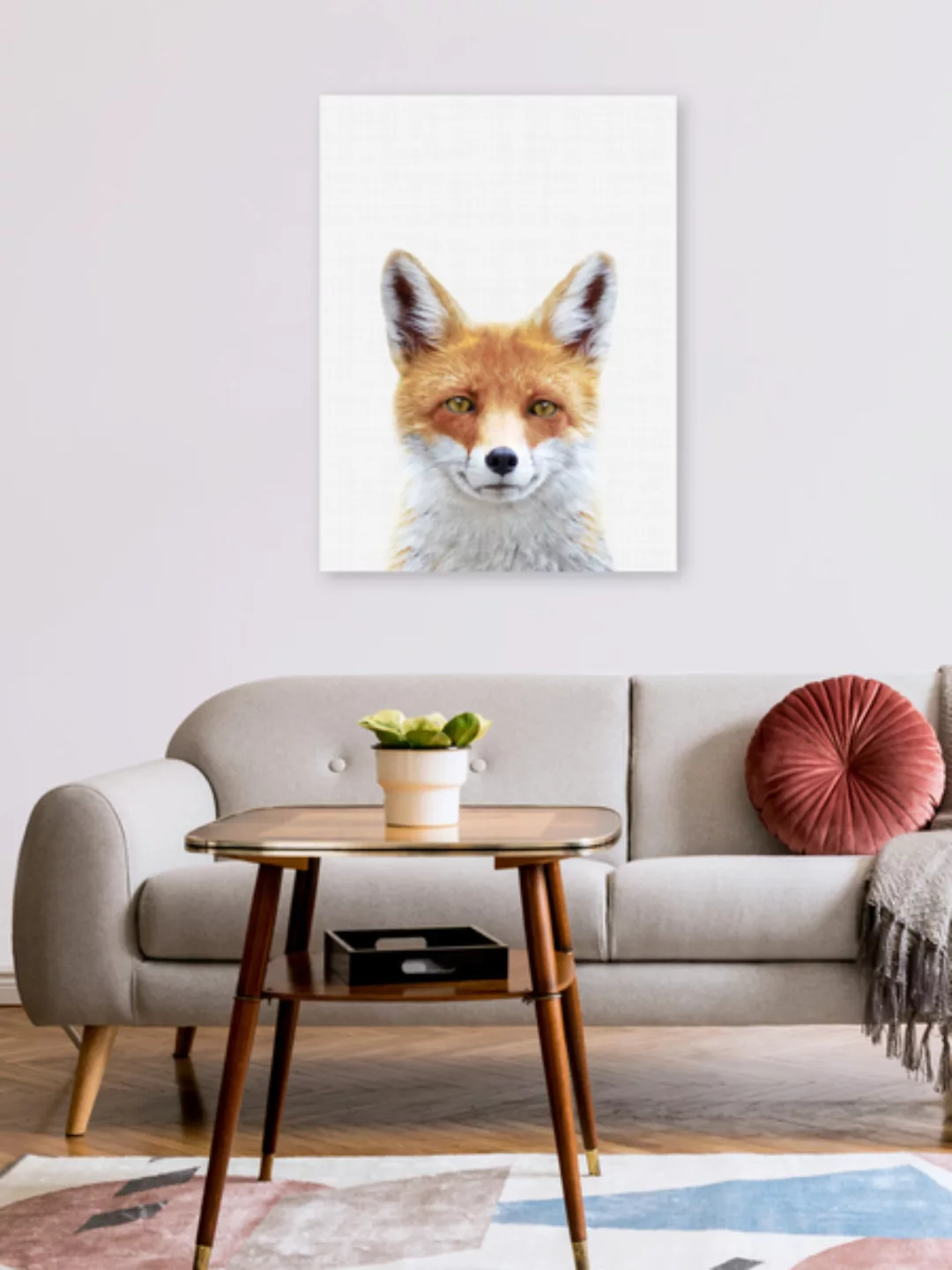 Poster / Leinwandbild - Fox günstig online kaufen